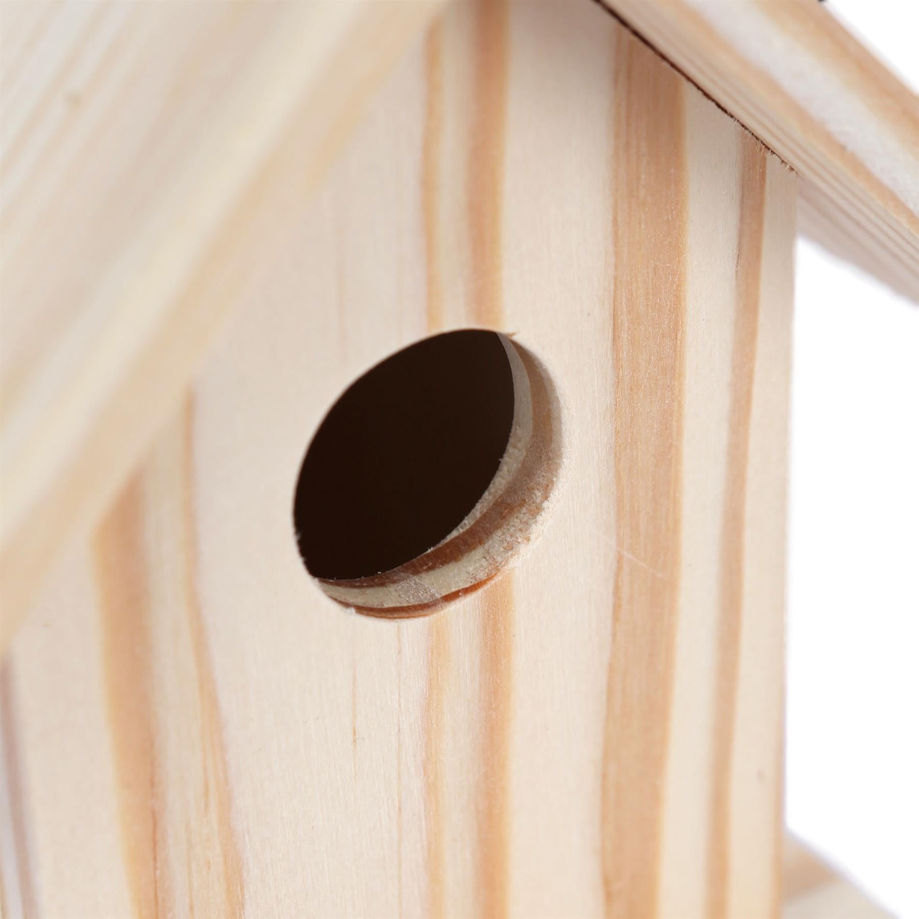 6pc Paint Your Own Wooden Bird House Kit