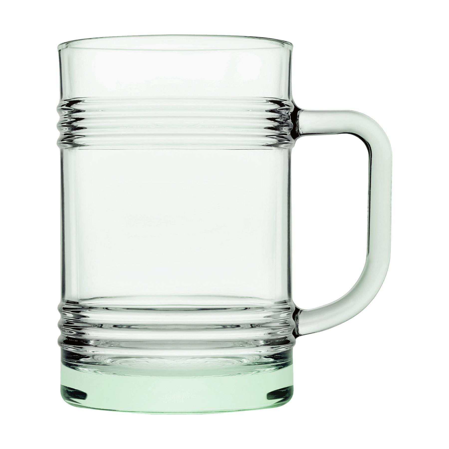 400ml Aware Tincan Recycled Glass Mugs - Green - Pack of Two