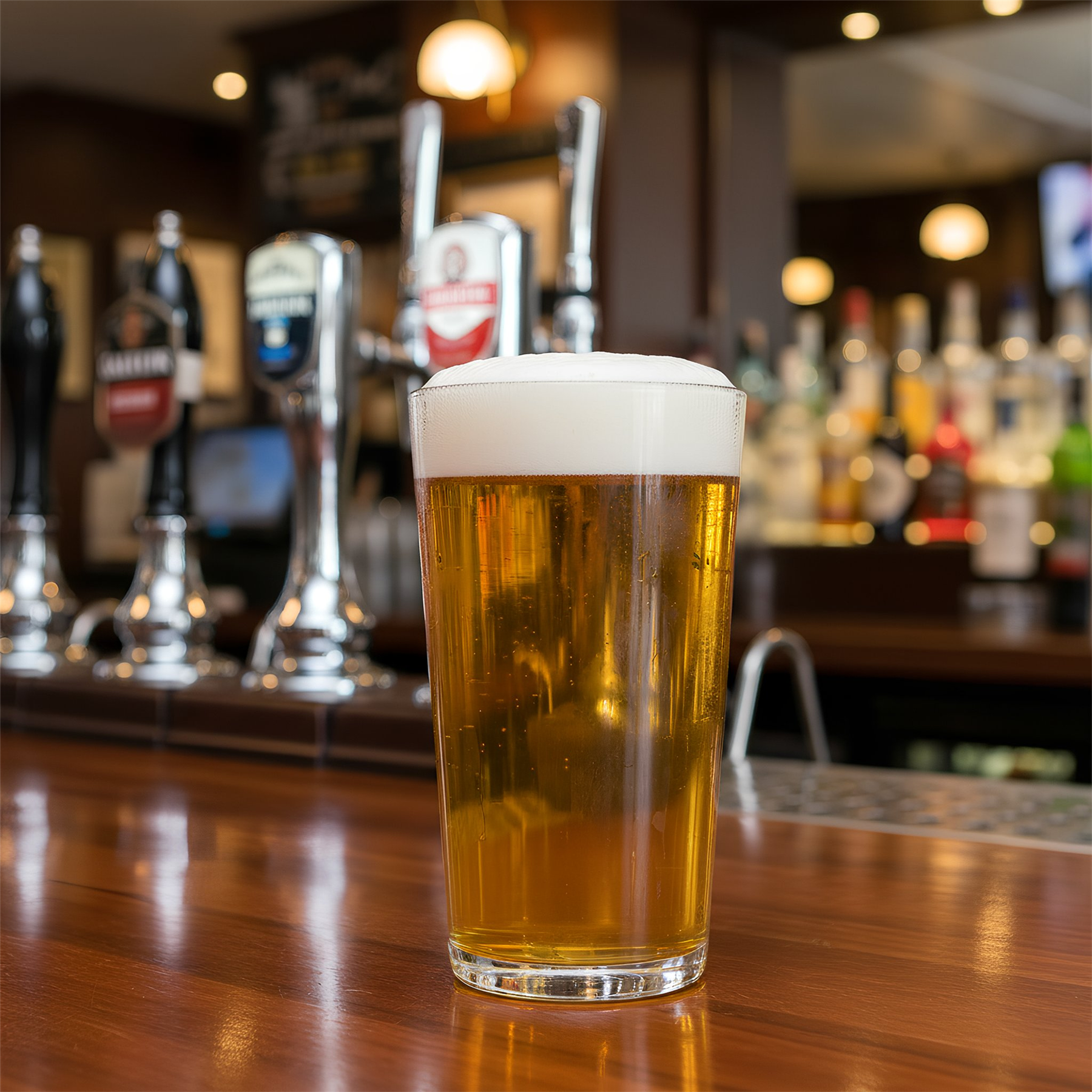 568ml (20oz) Conical Pint Beer Glasses - Pack of 24