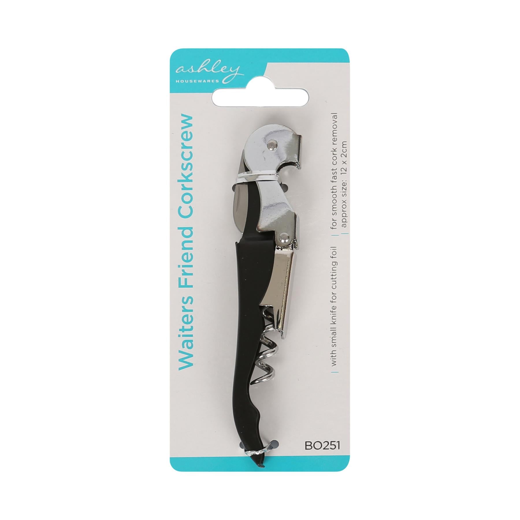 Waiters Friend Corkscrew - Black