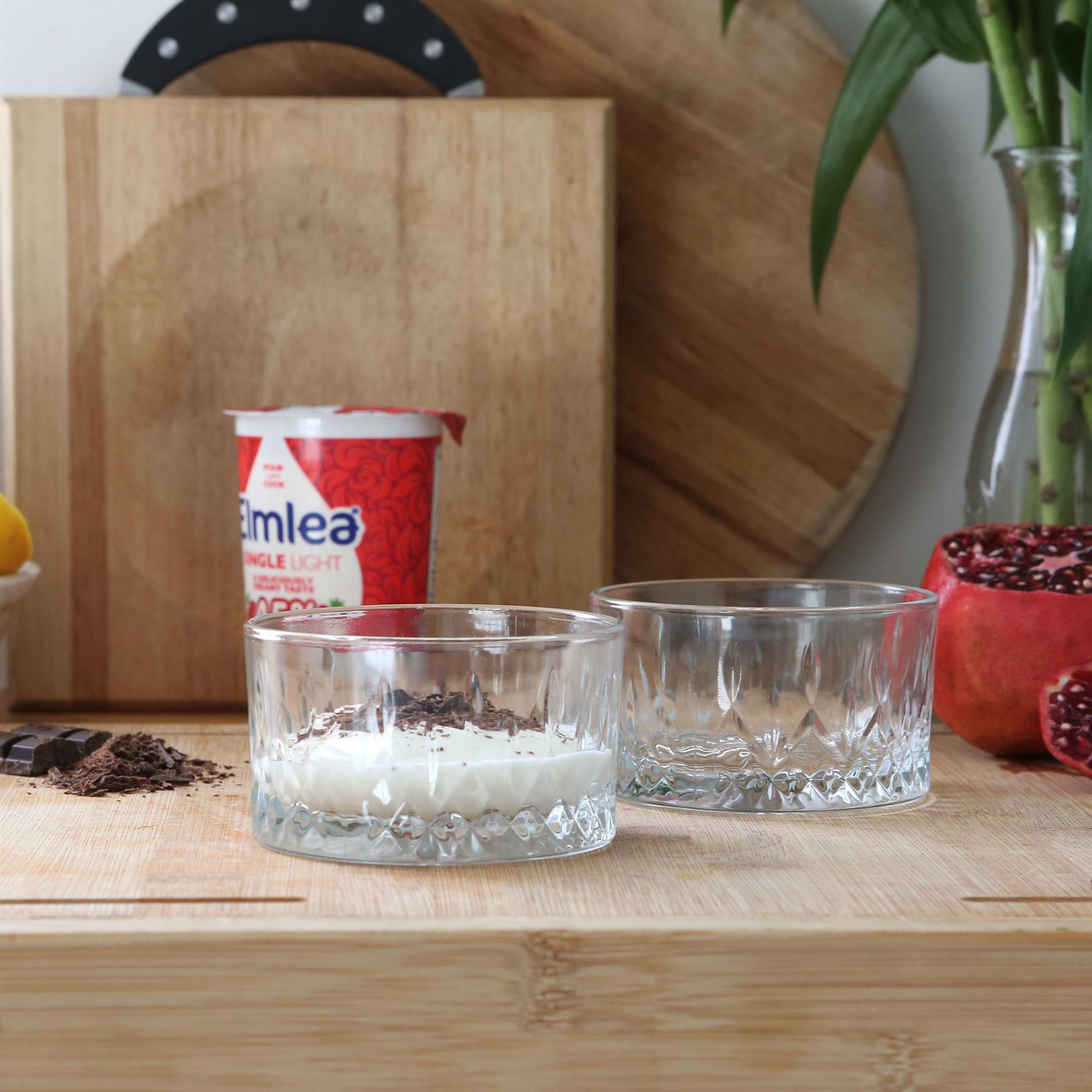 Odin Glass Snack Bowls - 9.5cm - Pack of Two