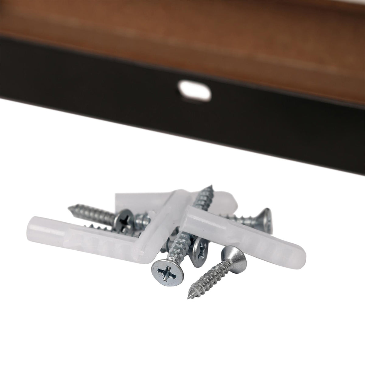 Wooden Floating Shelves - 40cm - White - Pack of 3