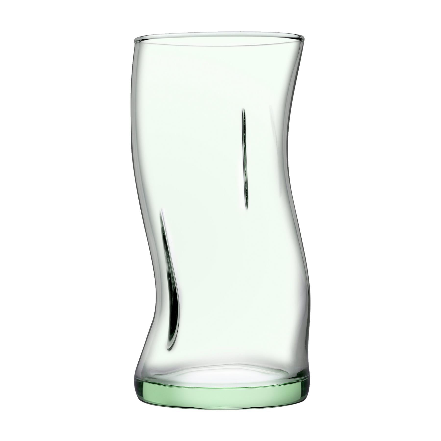 400ml Aware Amorf Recycled Highball Glasses - Green - Pack of Four