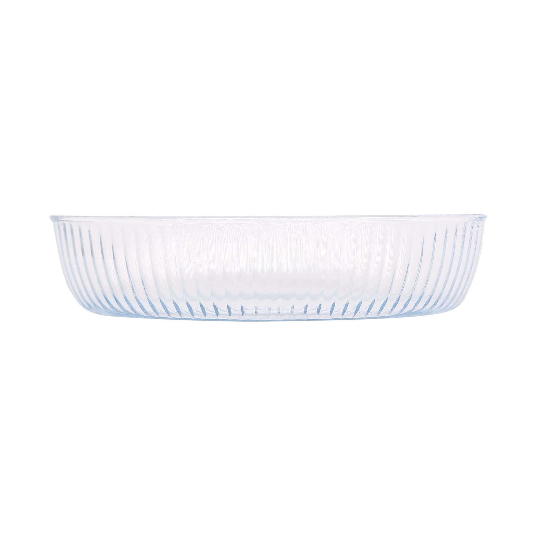 Optical Oval Glass Oven Dish - 26cm x 17cm