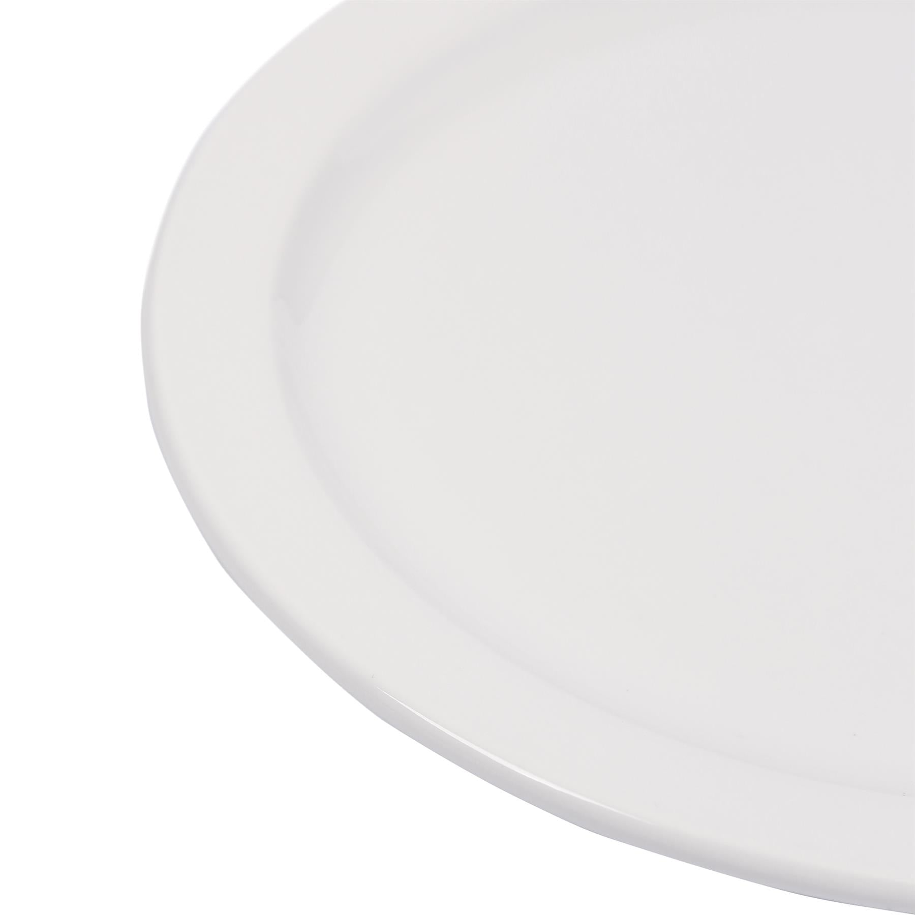 Classic White Buffet Dinner Plates - 23cm - Pack of 24