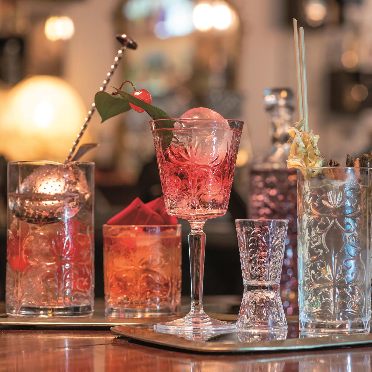 4 Piece Crystal 370ml Mixology Highball Glass Set