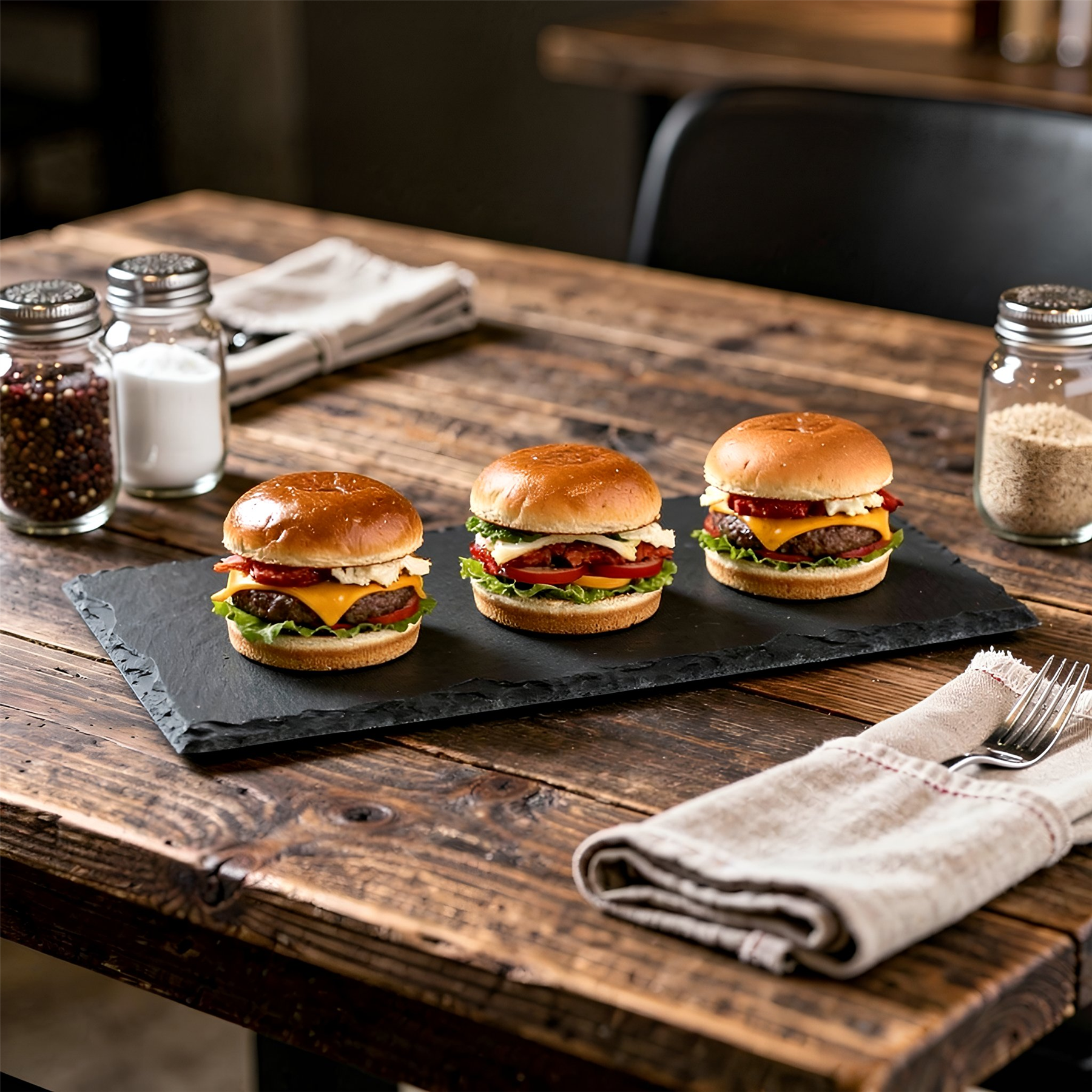 Natural Slate Serving Board - 20 x 11cm