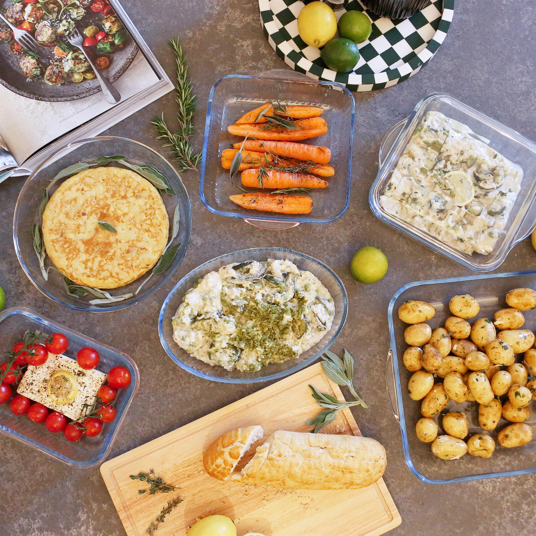 Square Glass Oven Dish - 30cm x 27.5cm