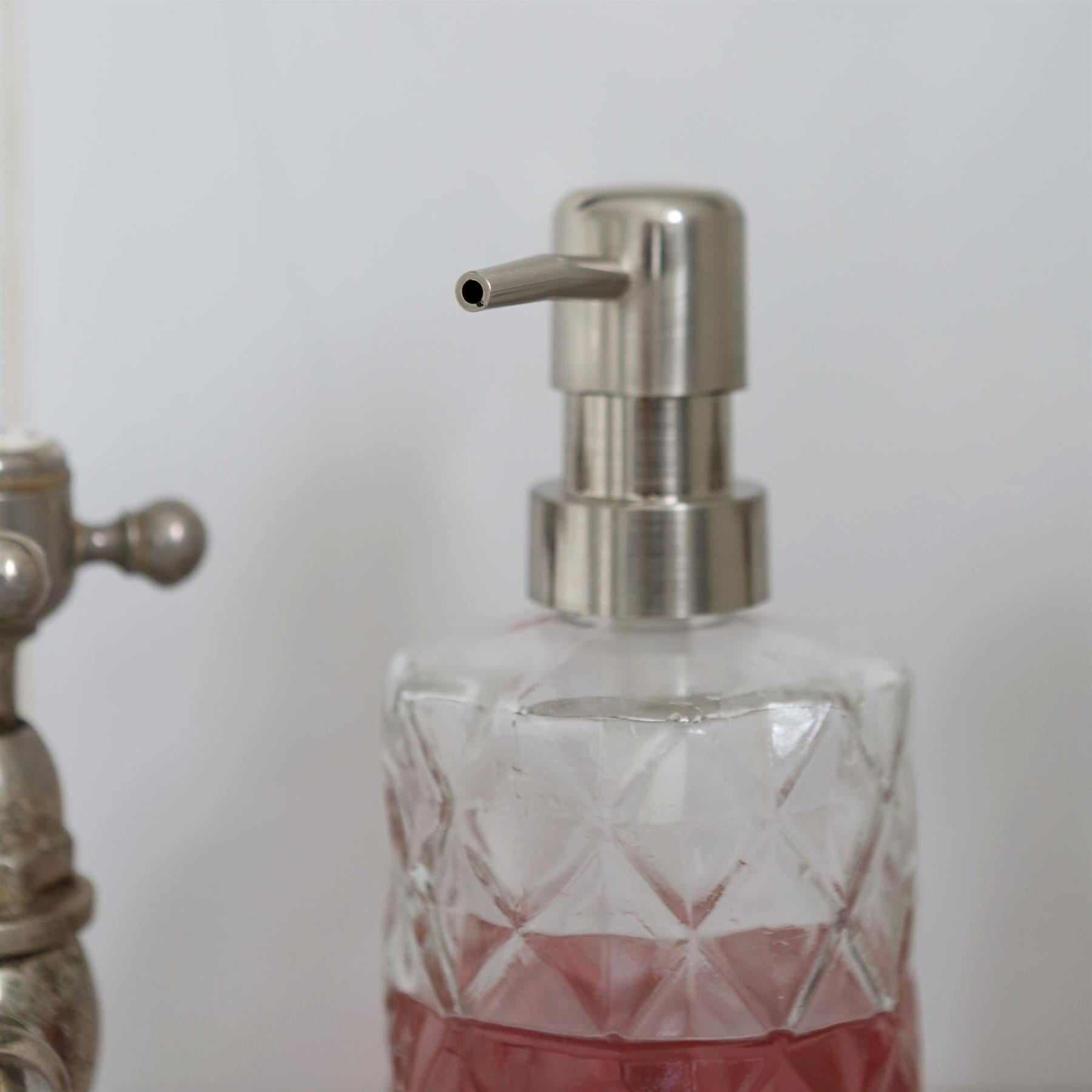 330ml Prism Glass Soap Dispenser