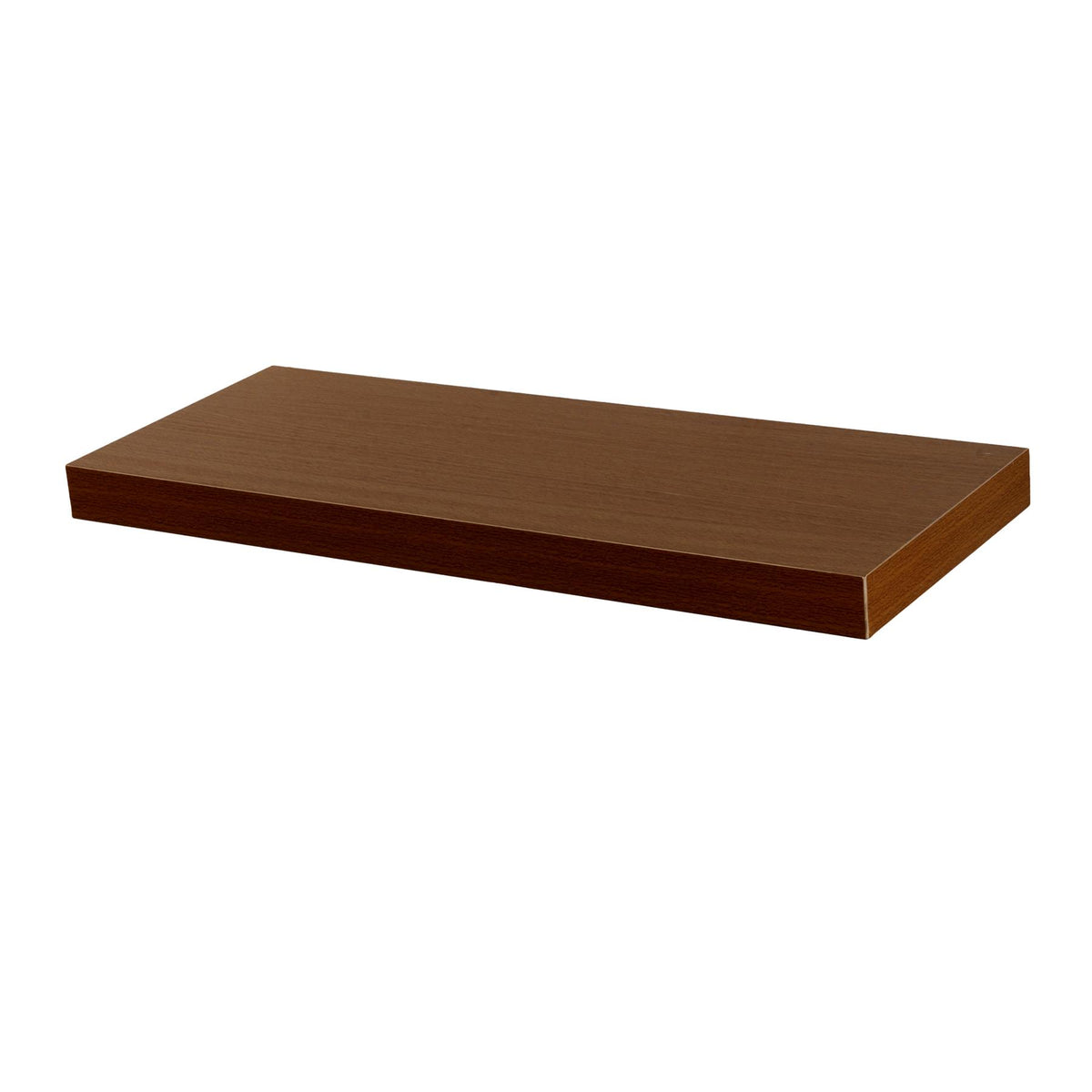 60cm Walnut Modern Floating Shelf