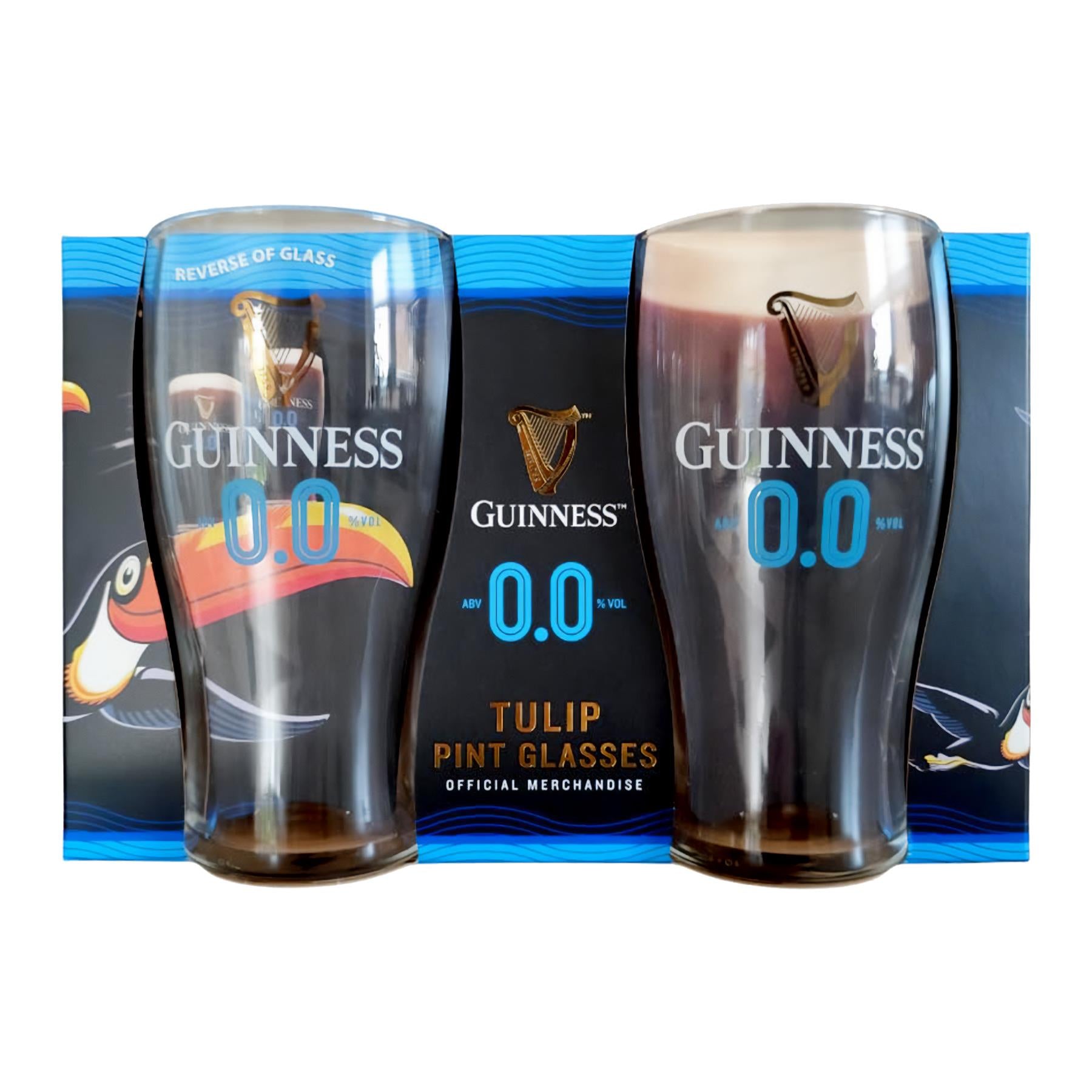 Guinness 2pc 0.0 Pint Glass Set
