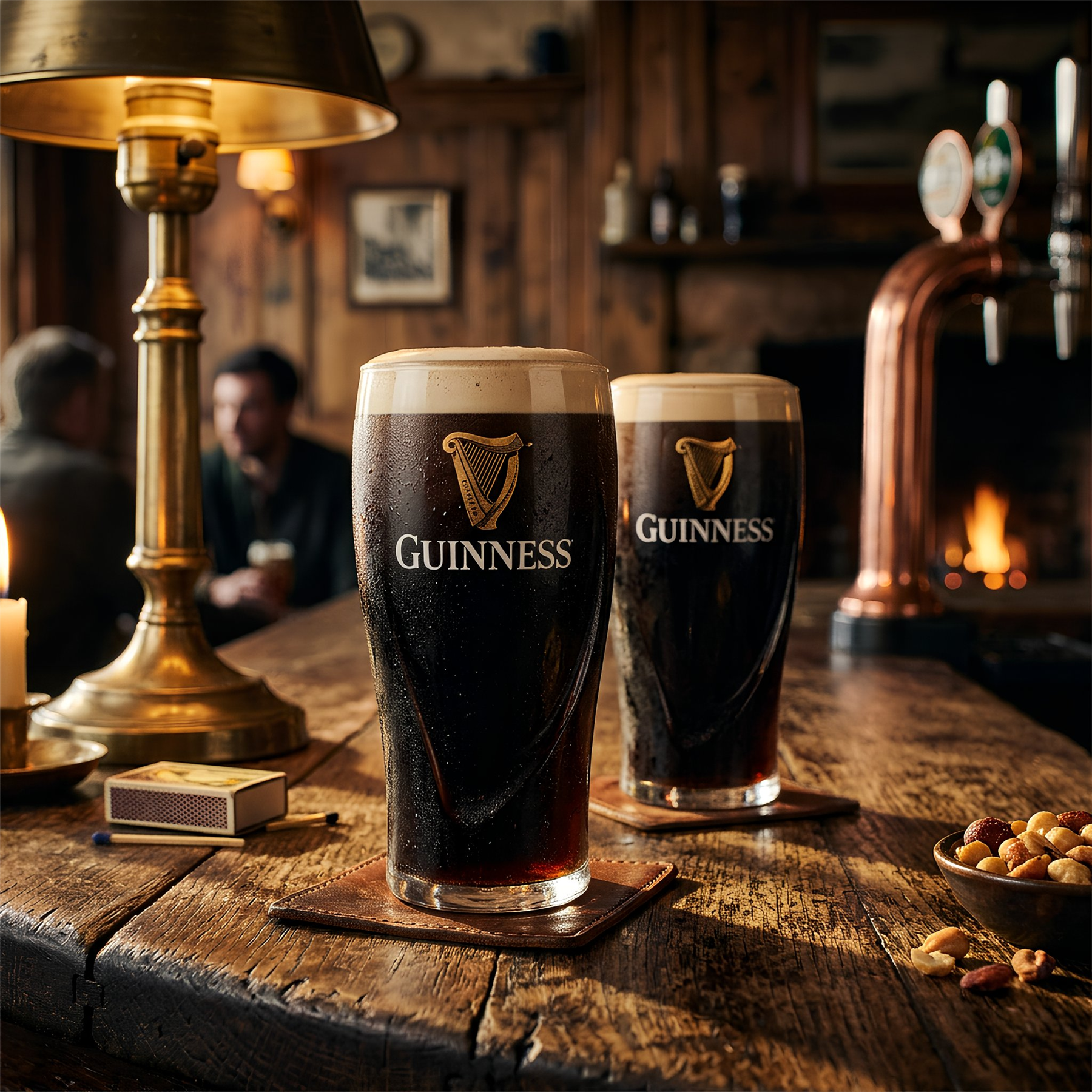 Guinness Embossed Pint Glass