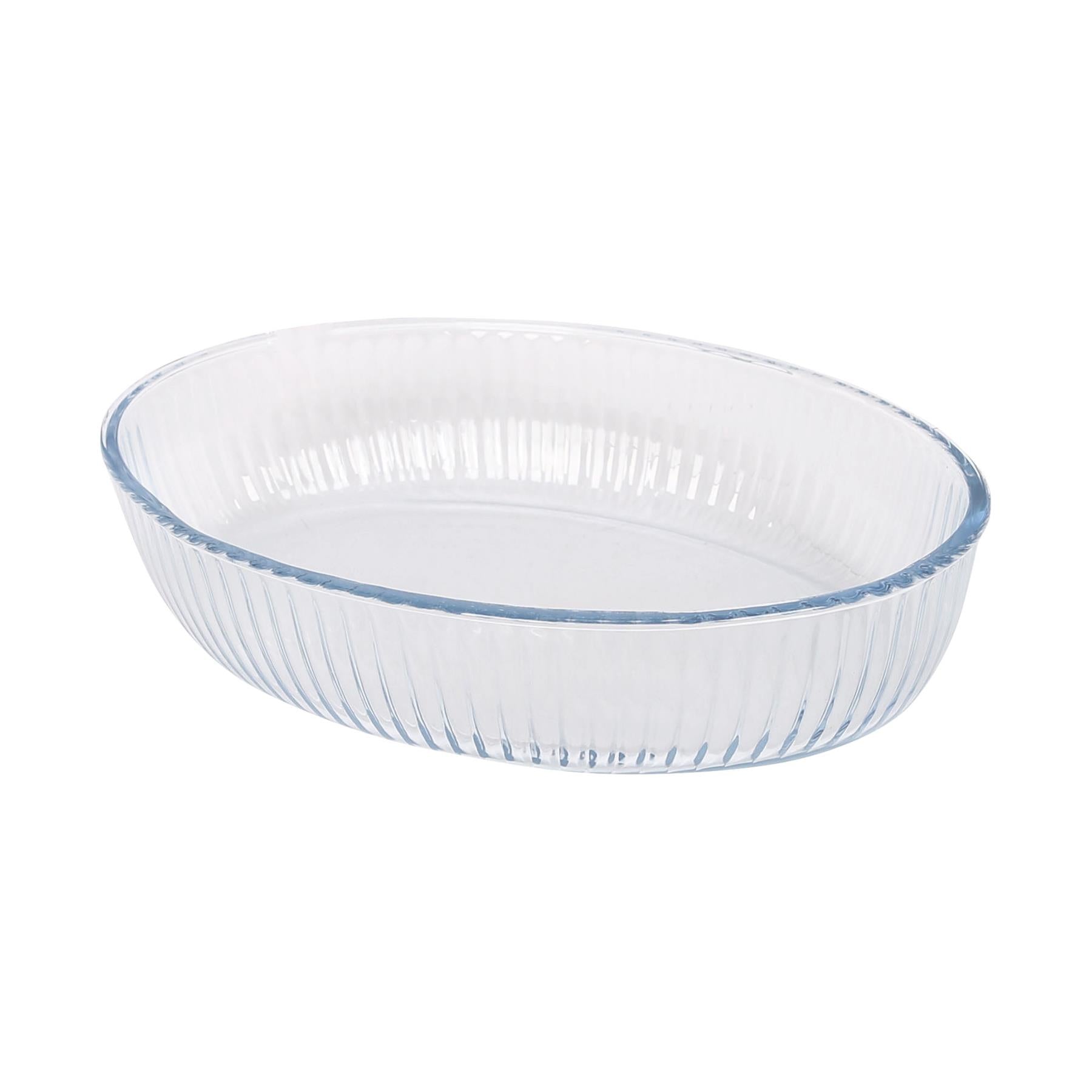 Optical Oval Glass Oven Dish - 26cm x 17cm