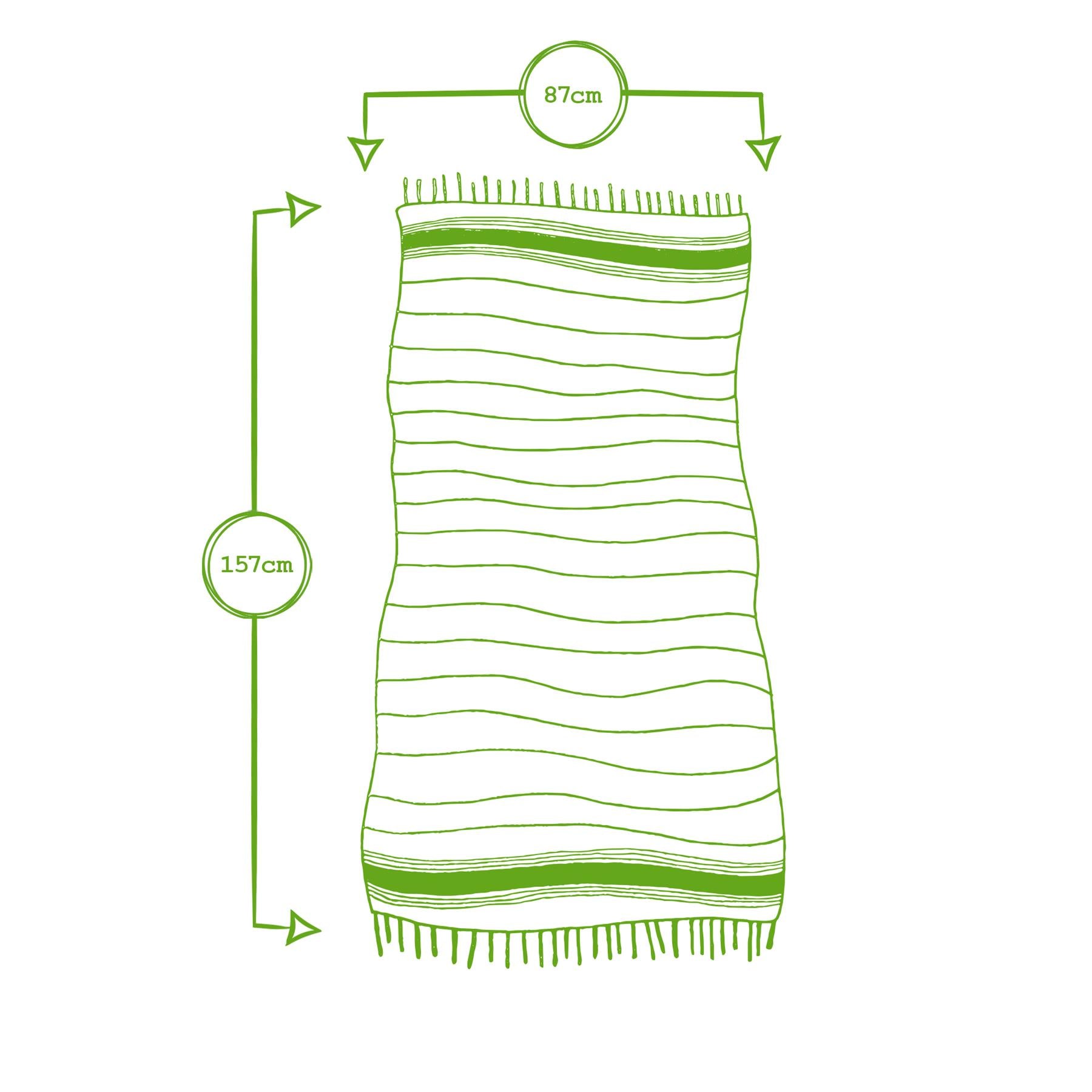 160cm x 90cm Deluxe Turkish Cotton Bath Towel