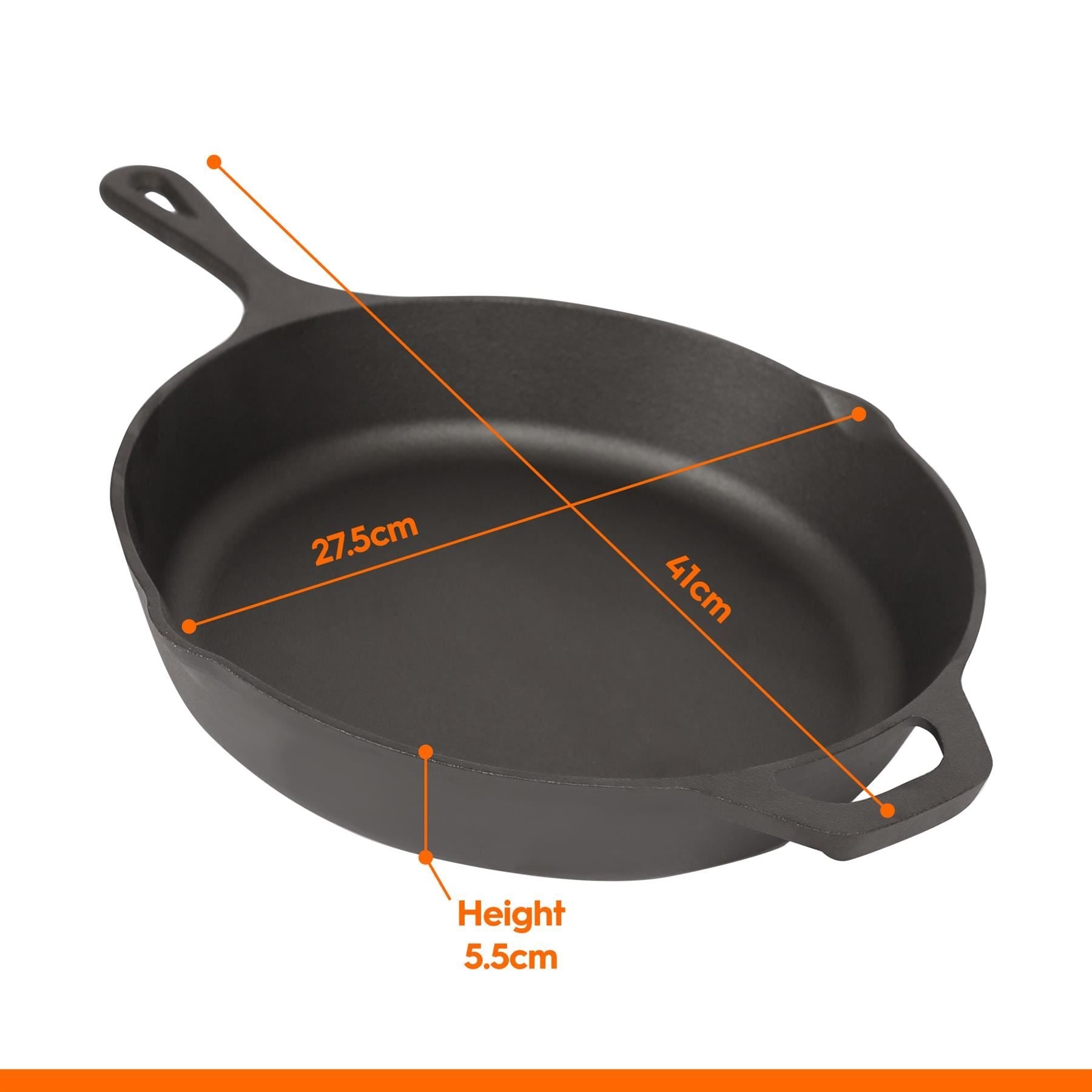 Cast Iron Frying Pan - 10"