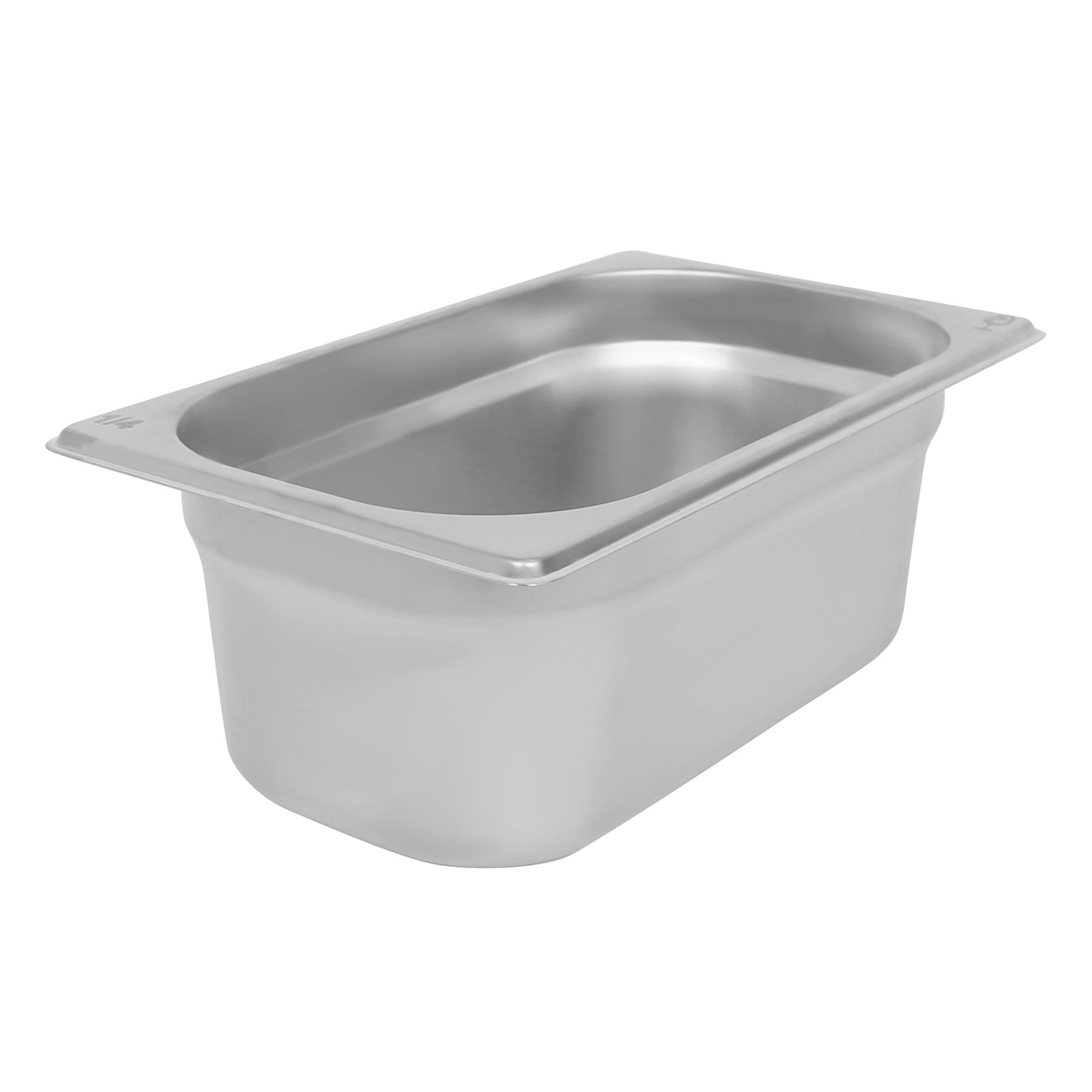 Stainless Steel Gastronorm Container - 1/4 100mm - 2.5L
