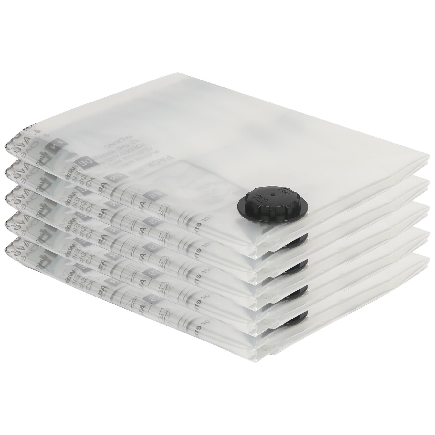 Vacuum Storage Bags - Extra-Large (90 x 120cm) - Black - Pack of 5