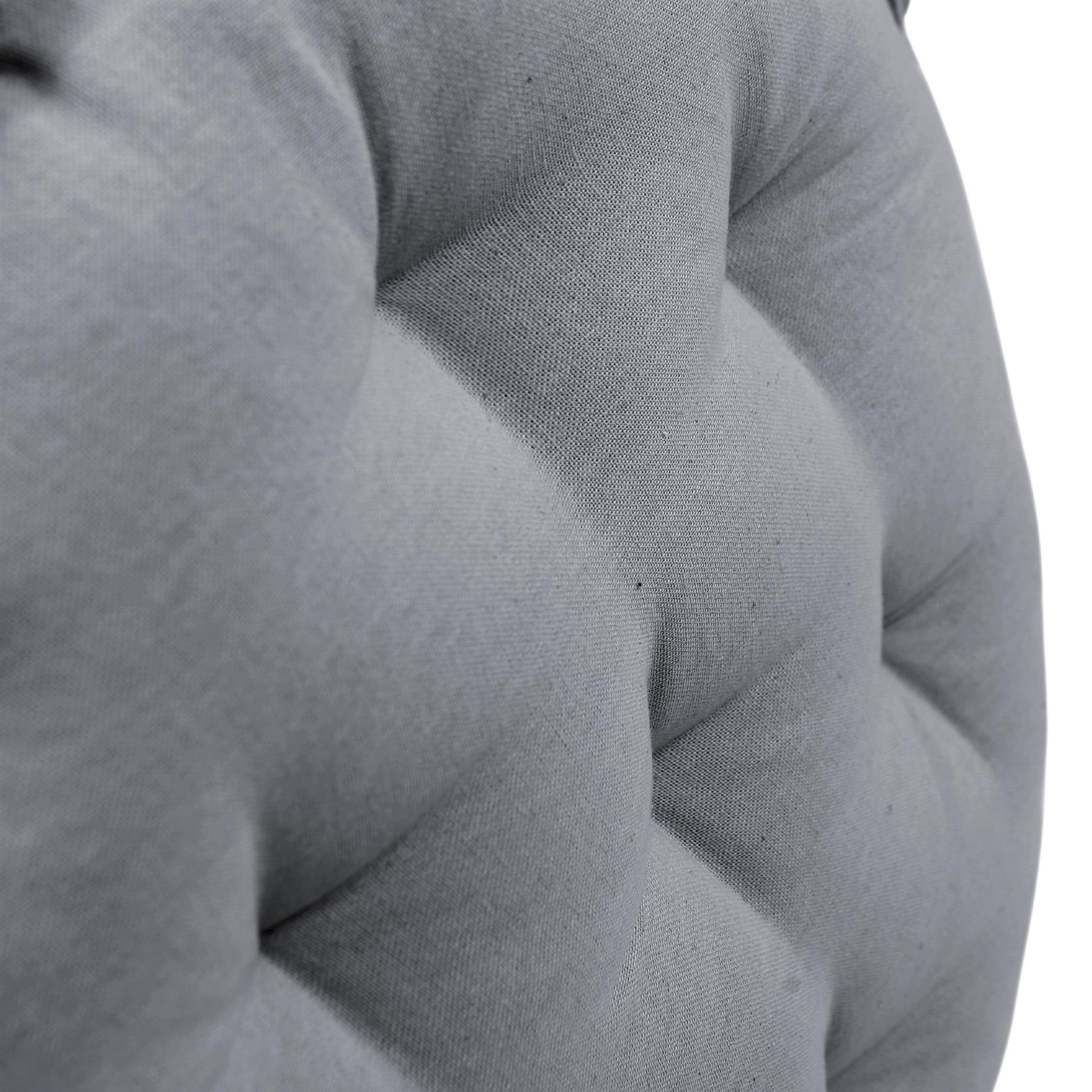 Round Seat Pad - 40 x 40cm - Grey