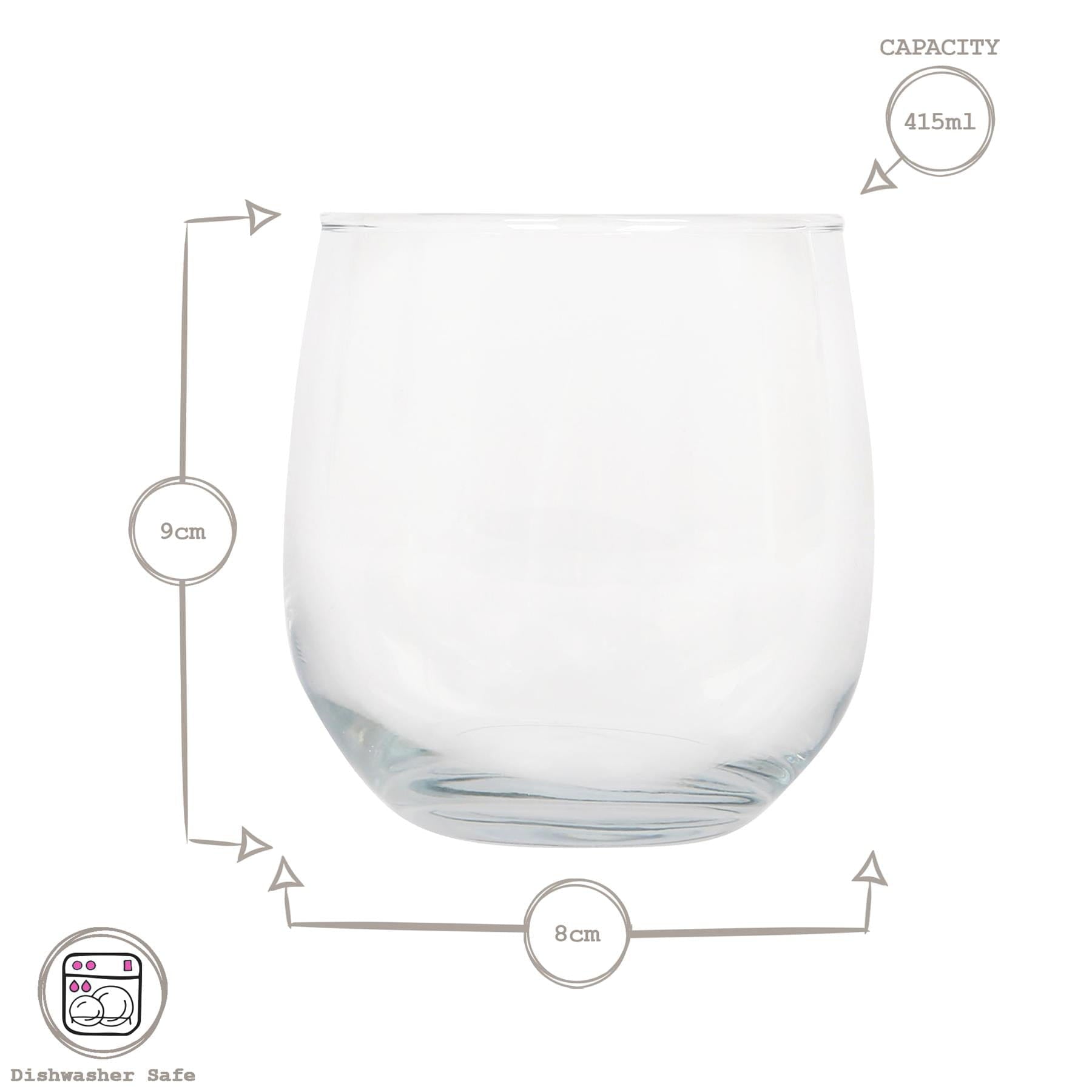 415ml Gaia Whisky Glasses - Pack of Six