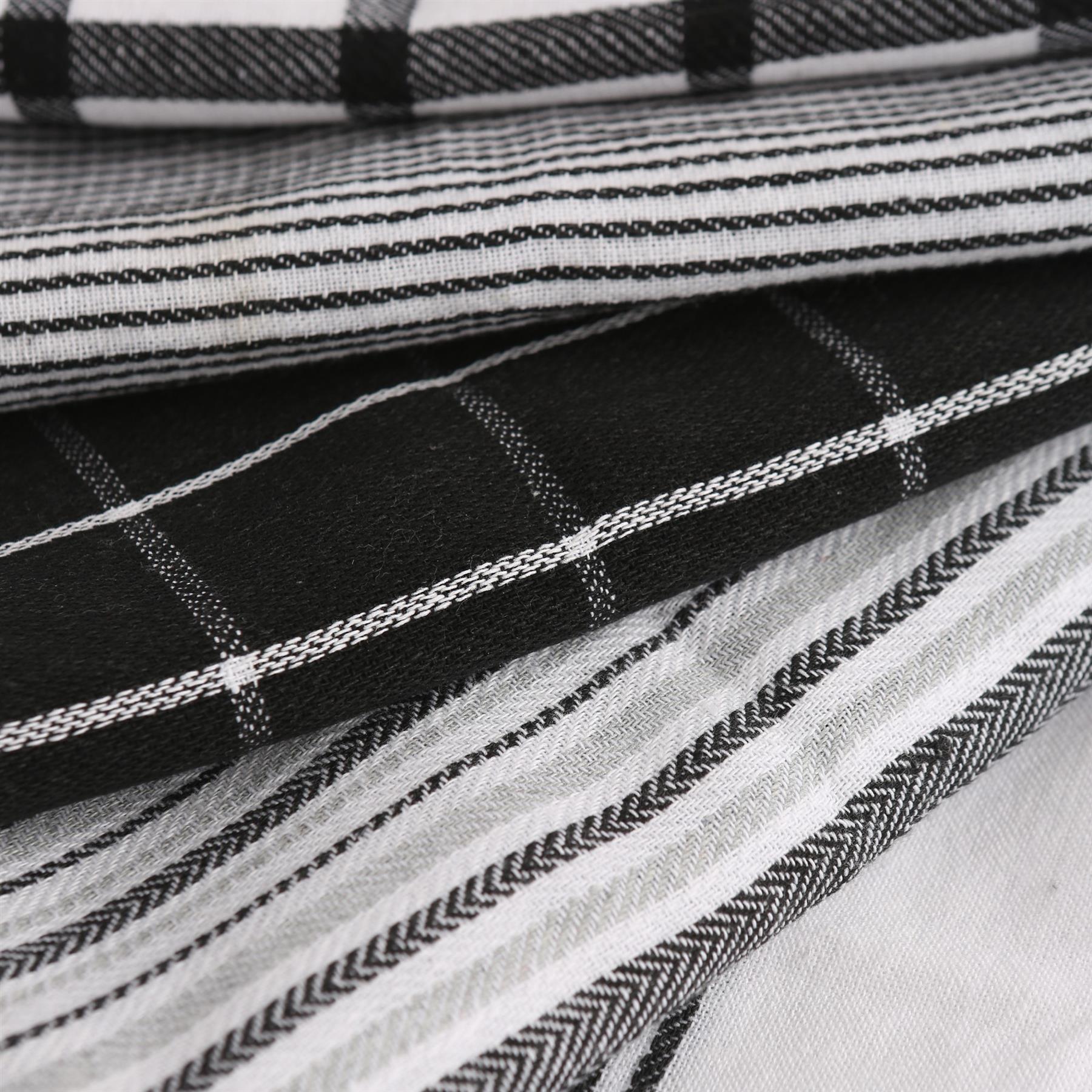 5pc Cotton Tea Towel Set - 70cm x 50cm