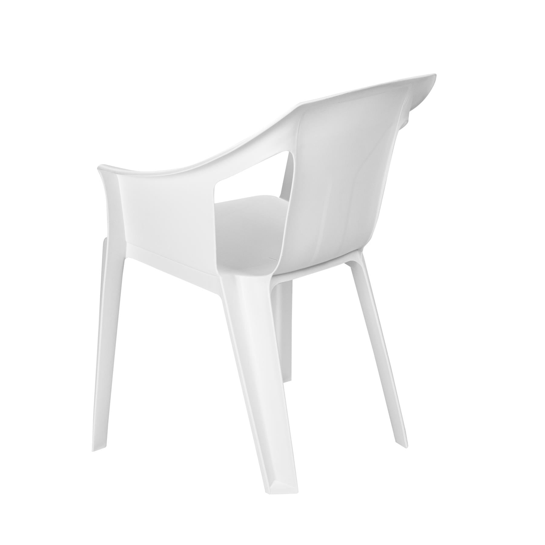 Cool Garden Dining Chairs - White - Pack of 4