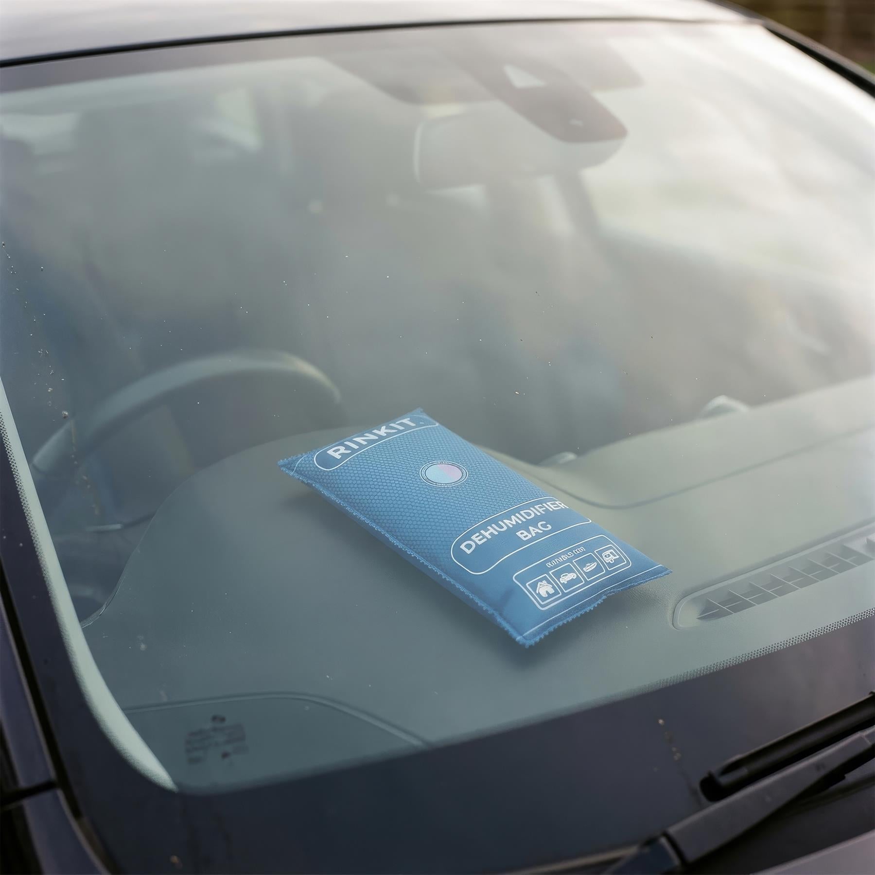 Reusable Car Dehumidifier Bags - 1kg - Navy - Pack of 2