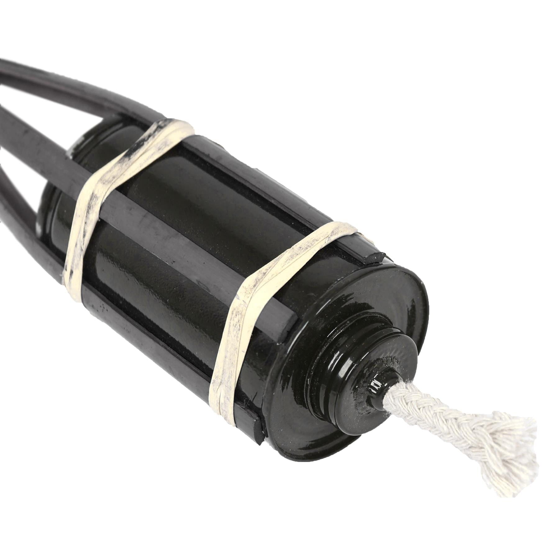 Black Bamboo 60cm Garden Fire Torches - Pack of Six