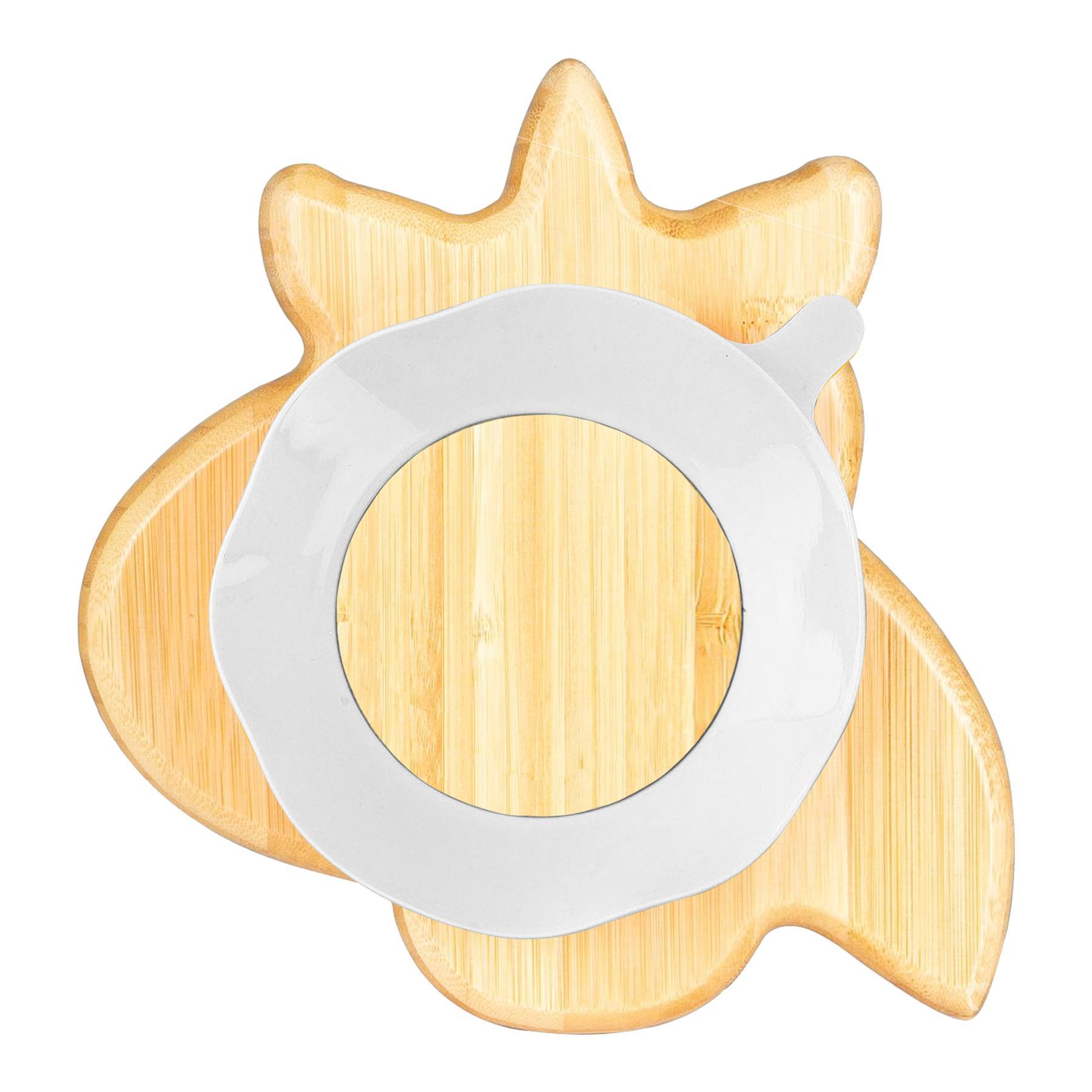 Bella The Unicorn Bamboo Suction Dinner Set