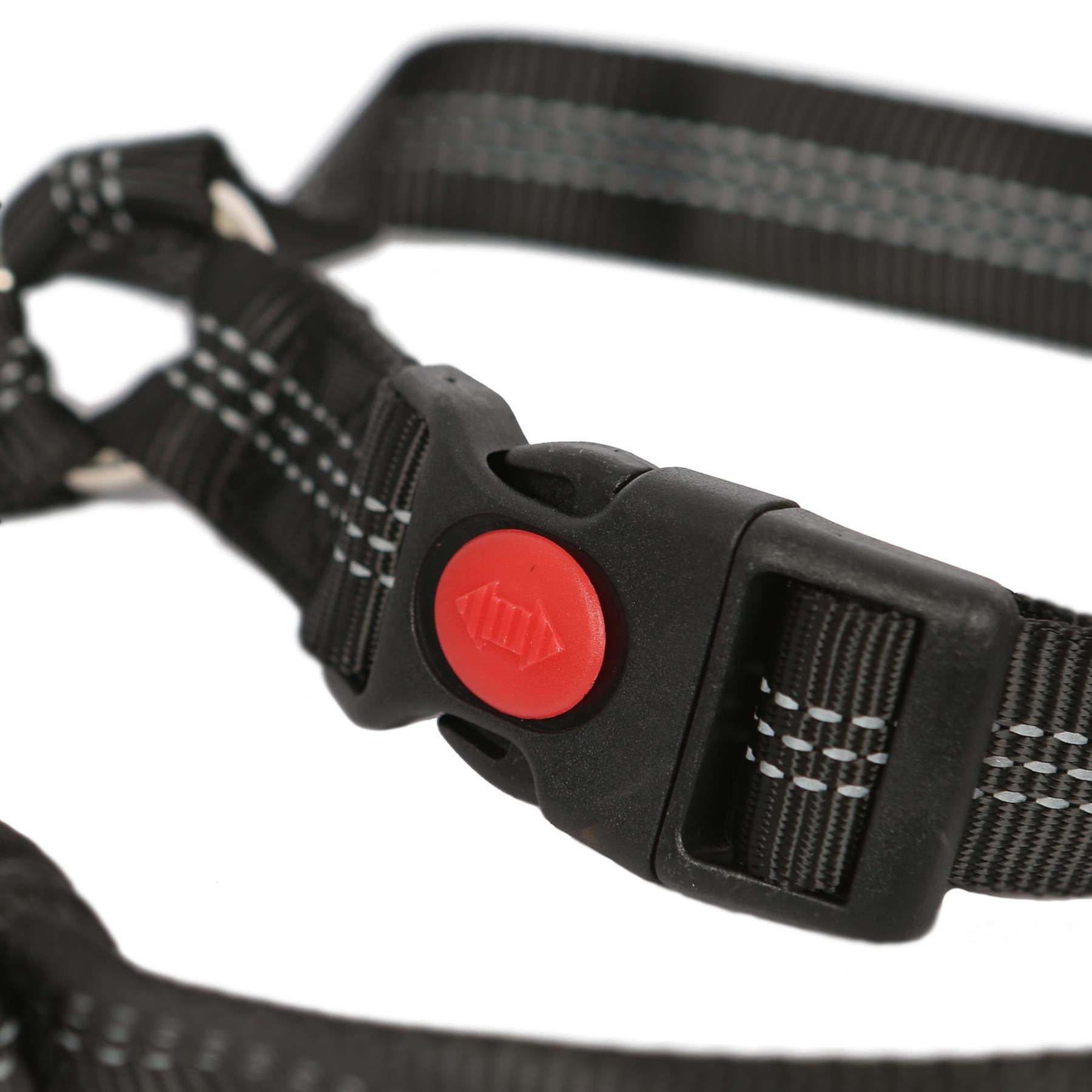 Headrest Dog Seat Belt - 50-82cm - Black