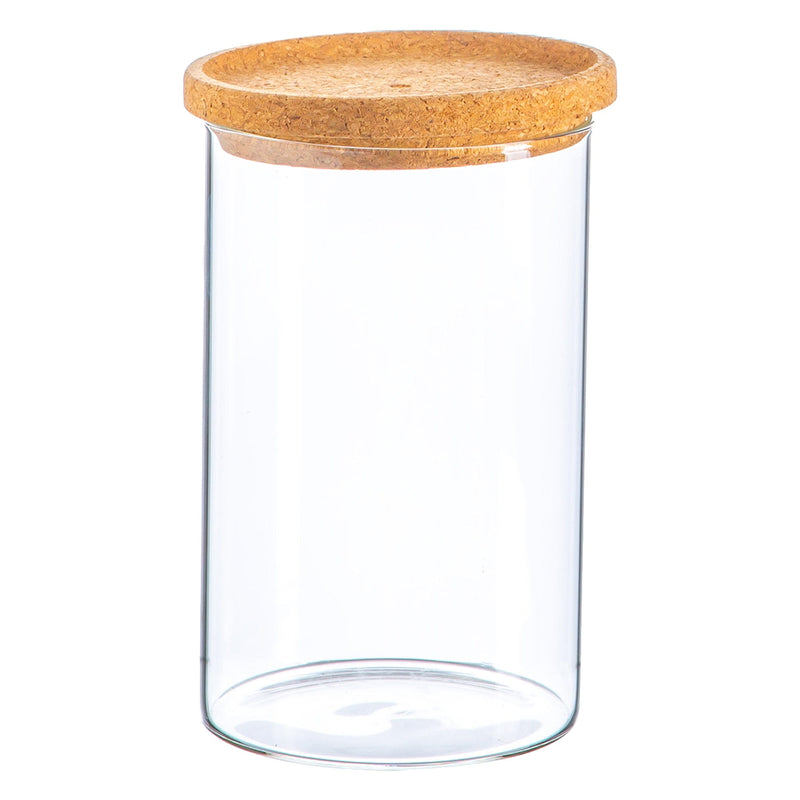 1L Scandi Storage Jar with Cork Lid - By Argon Tableware