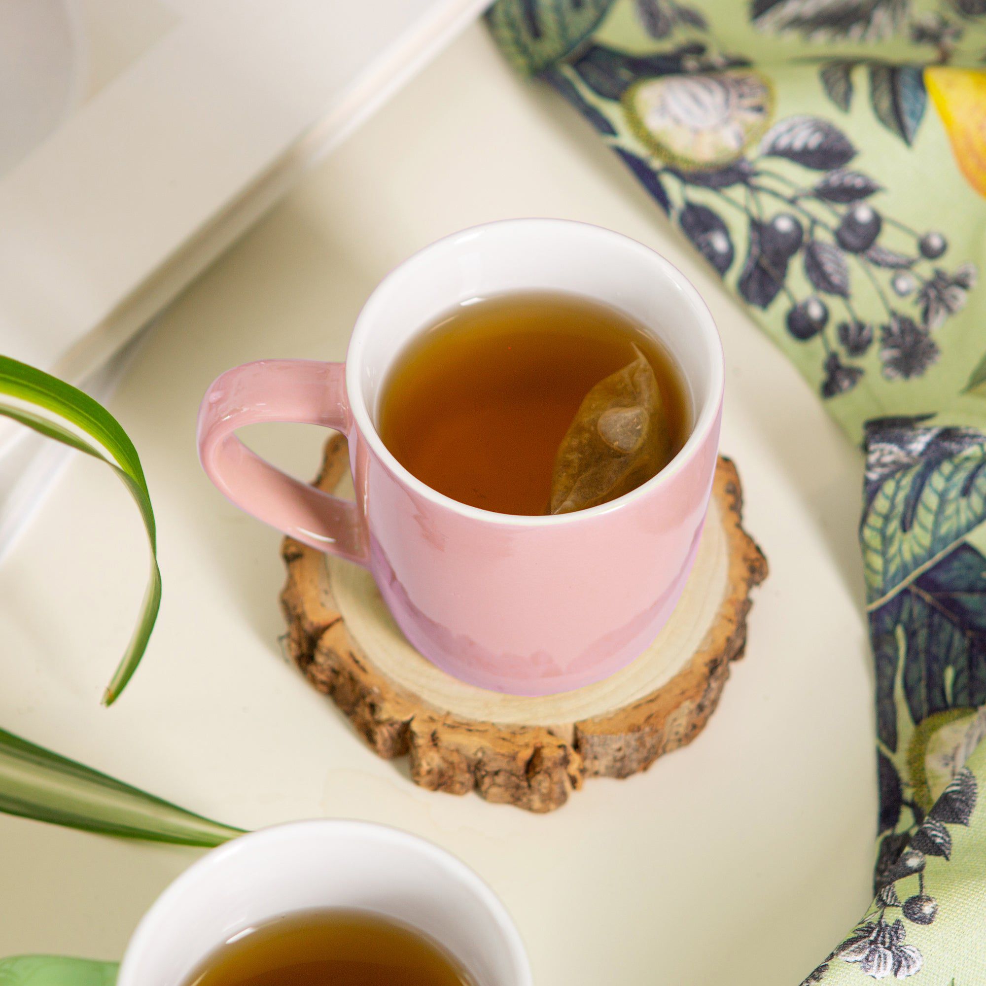 350ml Pink Coloured Coffee Mugs - Pack of Six