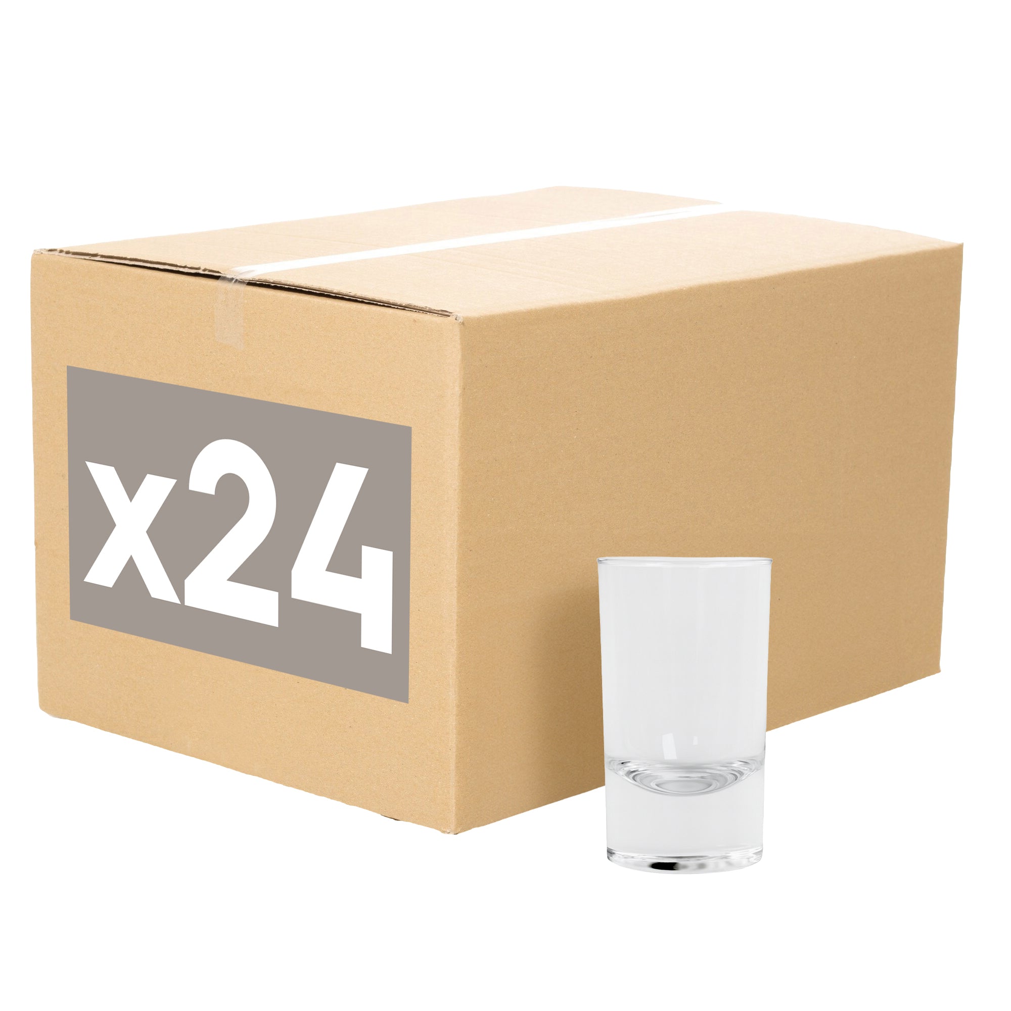 25ml Tall Shot Glasses - Pack of 24