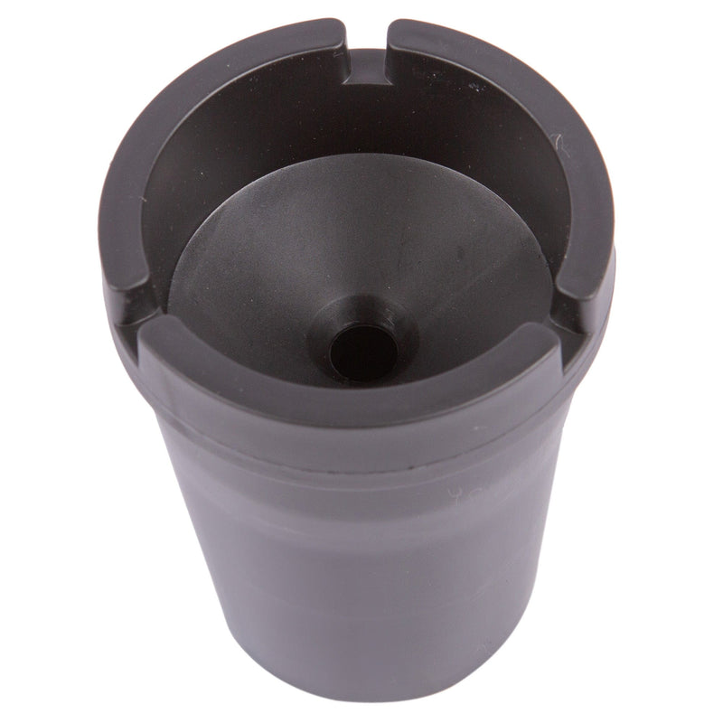 Black 7.5cm Polypropylene Cupholder Ashtray - By Ashley