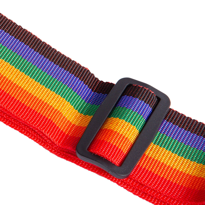 Multicolour 170cm Adjustable Luggage Straps - Pack of 2 - By Ashley