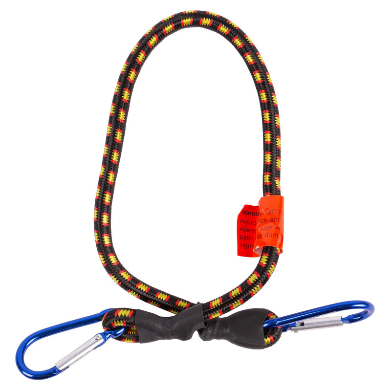 Black 60cm Bungee Cord with Spring Snap - By Blackspur