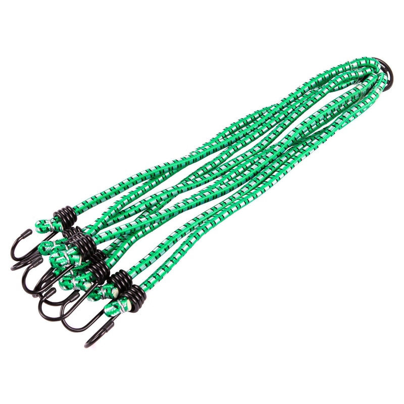 Green 80cm 8-Arm Bungee Cord - By Blackspur