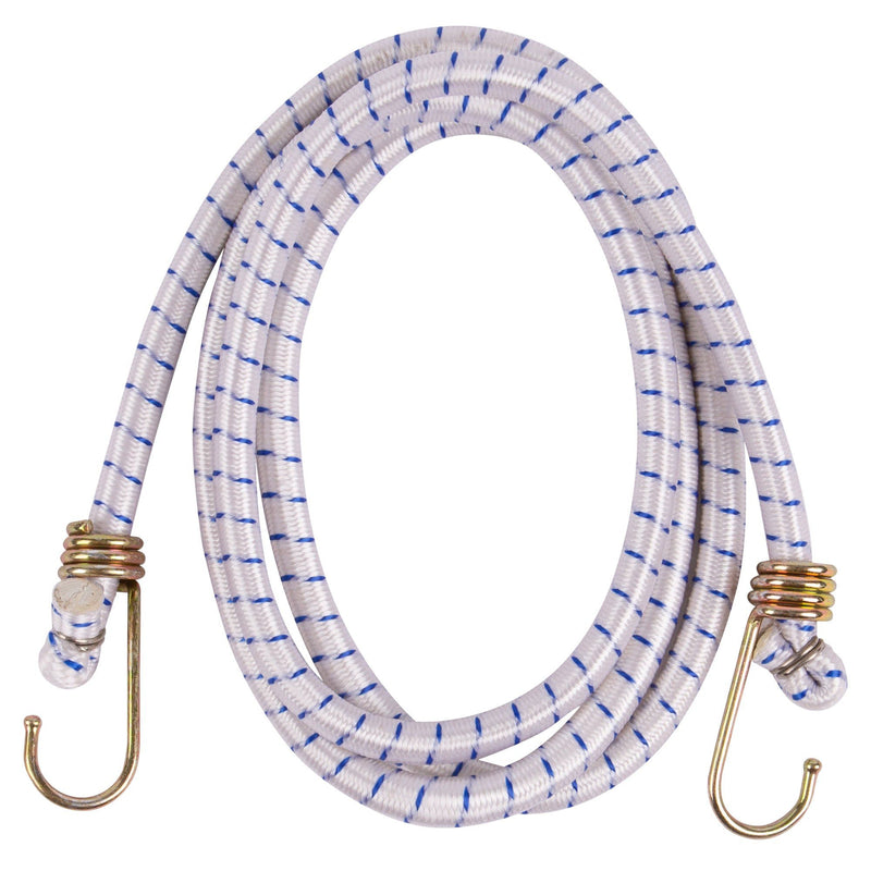 White 1.8m Bungee Cords - By Blackspur