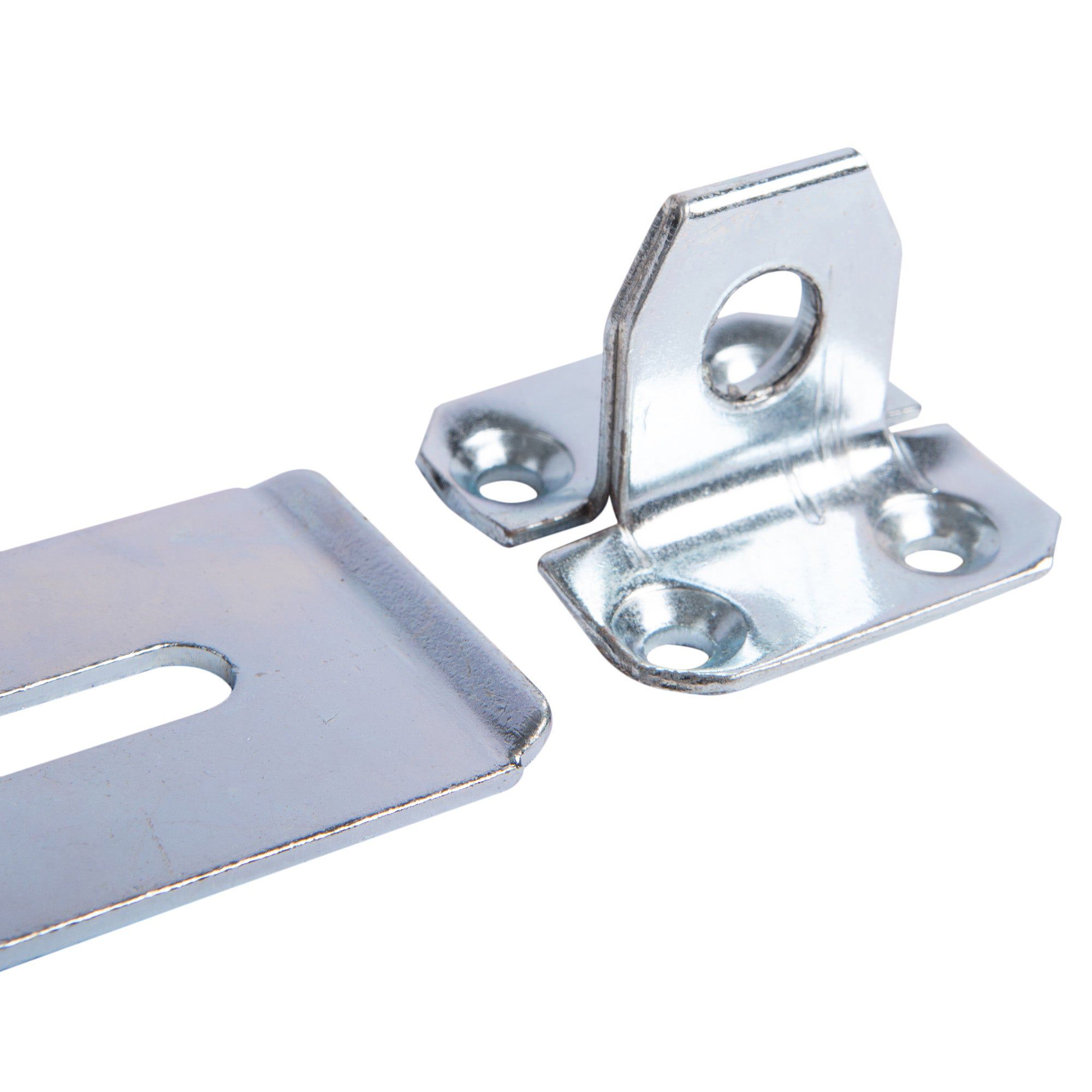 100mm Heavy-Duty Steel Safety Hasp & Staple