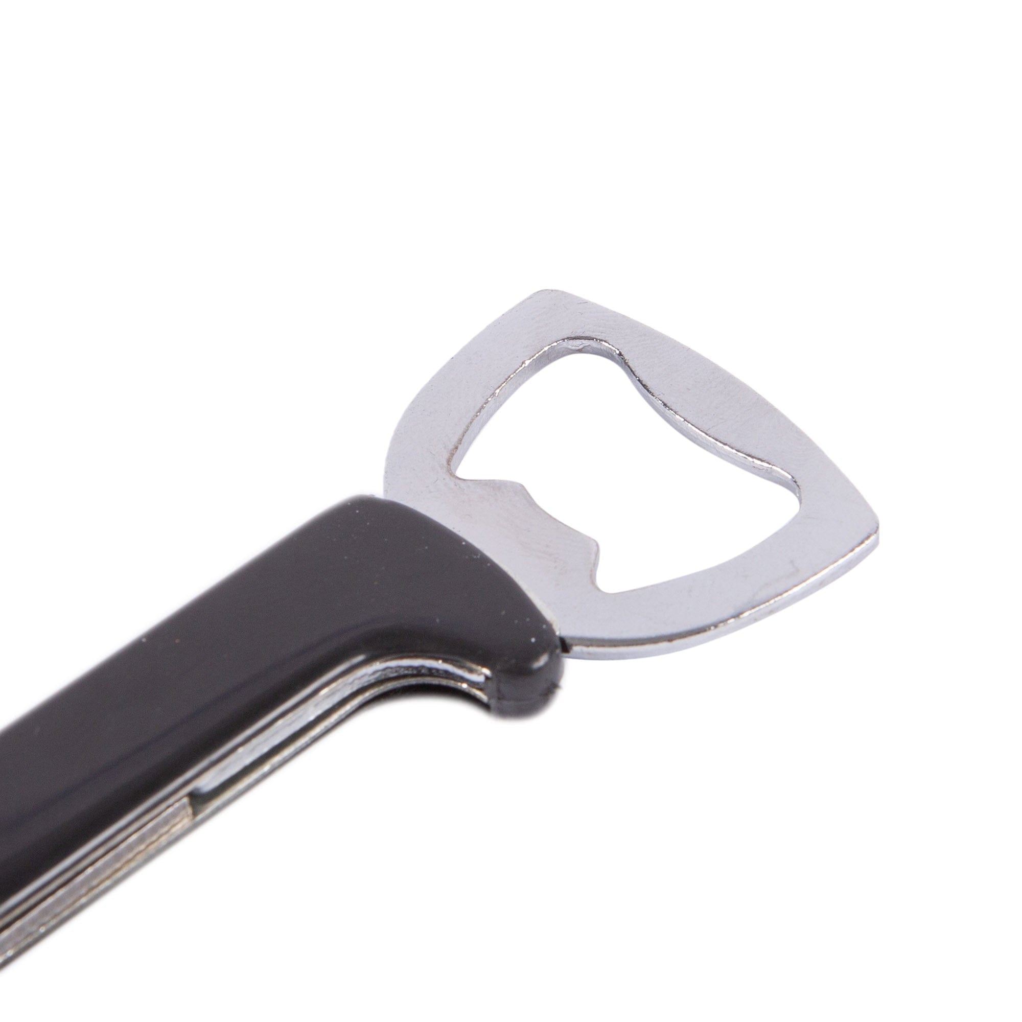 Black Metal 3-in-1 Corkscrew & Bottle Opener