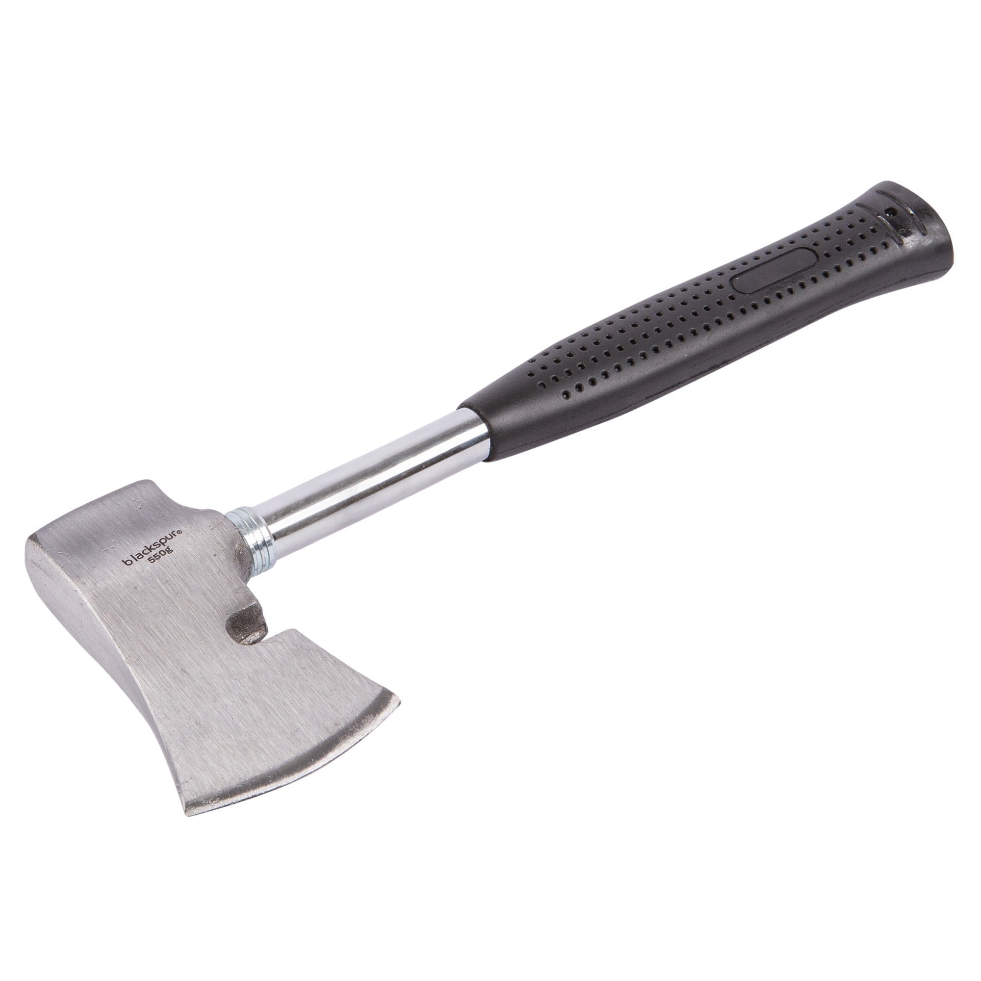 Silver Carbon Steel Single Bit Camping Axe - By Blackspur