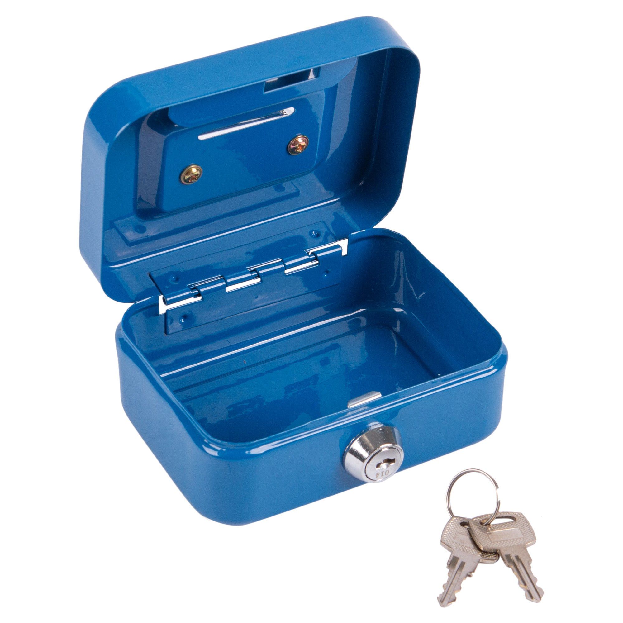 Assorted 11.5cm Metal Cash Box