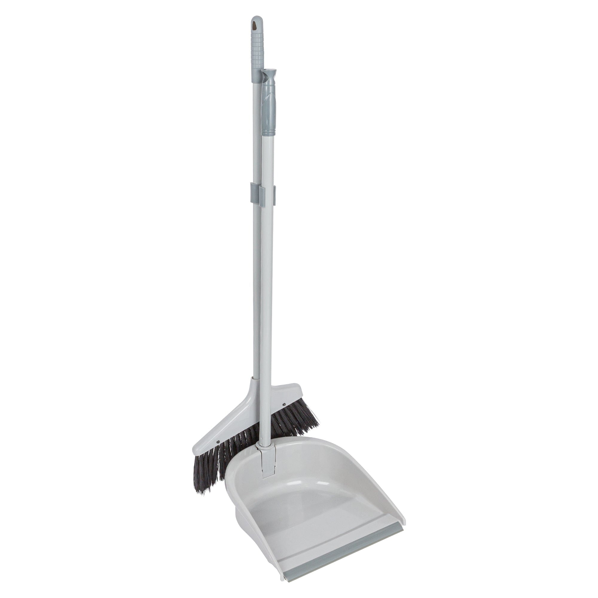 Grey Long Handle Dustpan & Brush Set - By Ashley
