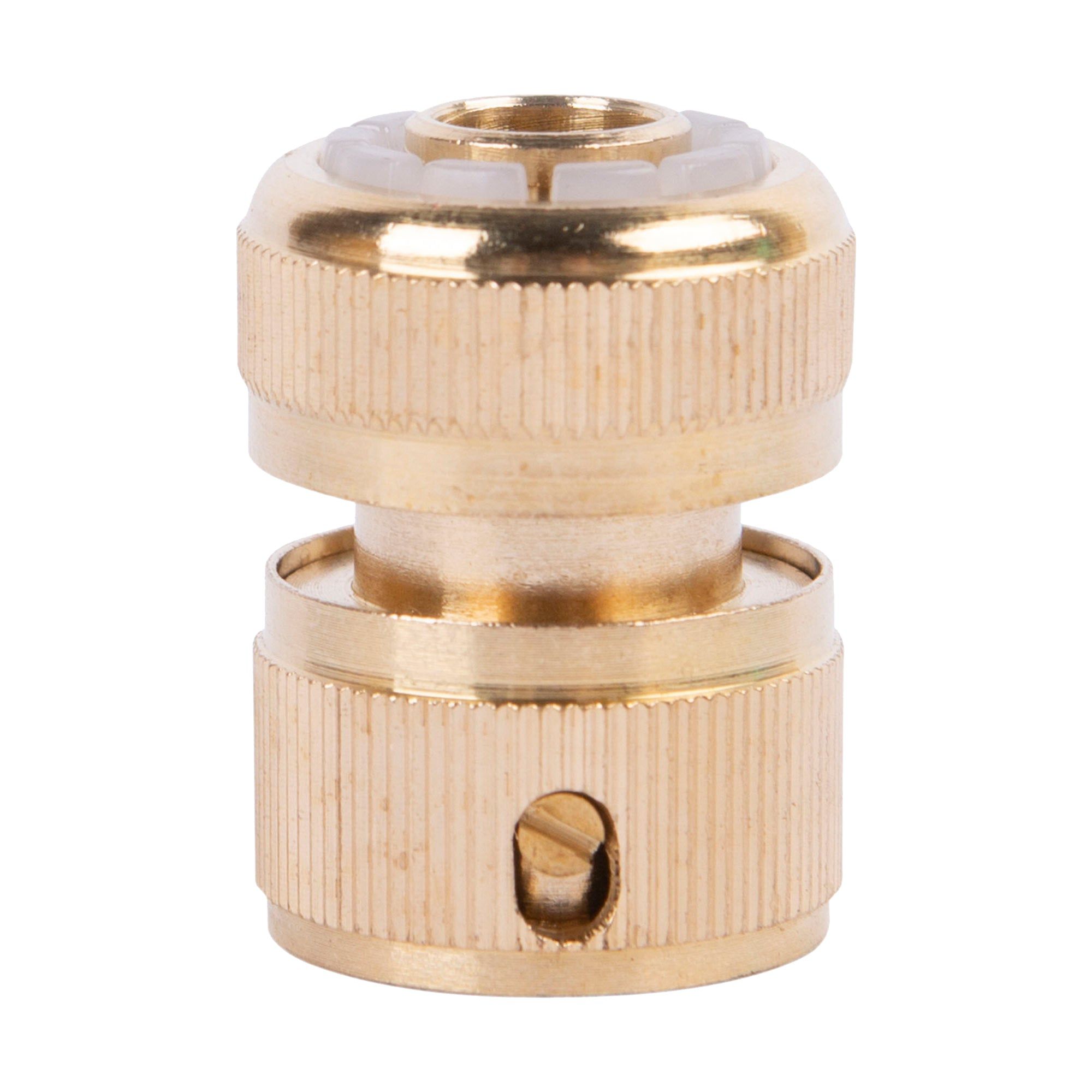1/2" Brass Hose End Connector - By Green Blade