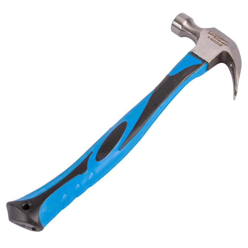 Blue 16oz Fibreglass Claw Hammer - By Pro User