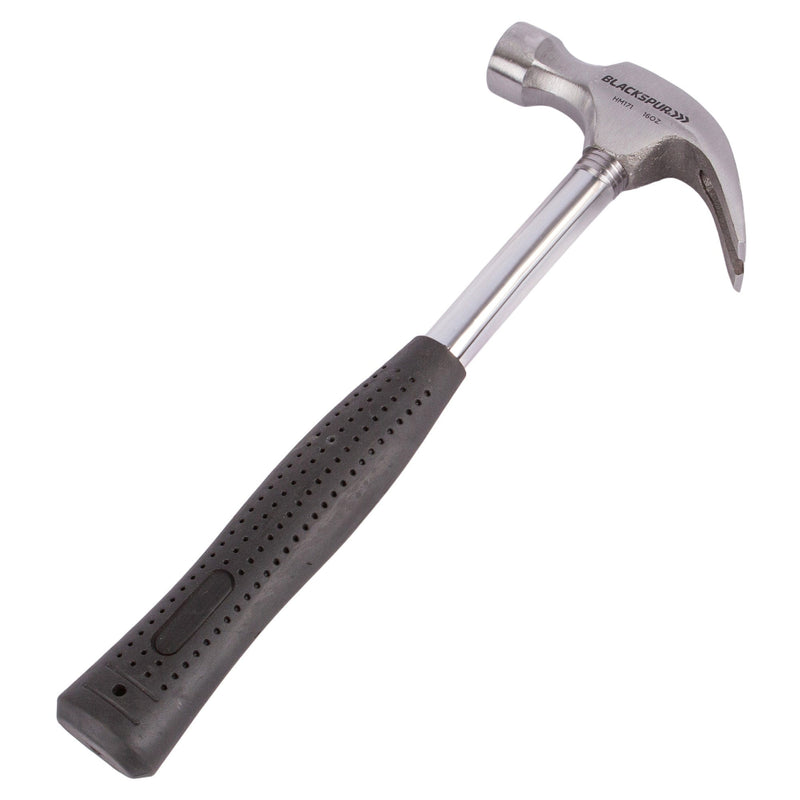 Black 16oz Tubular Steel Claw Hammer - By Blackspur