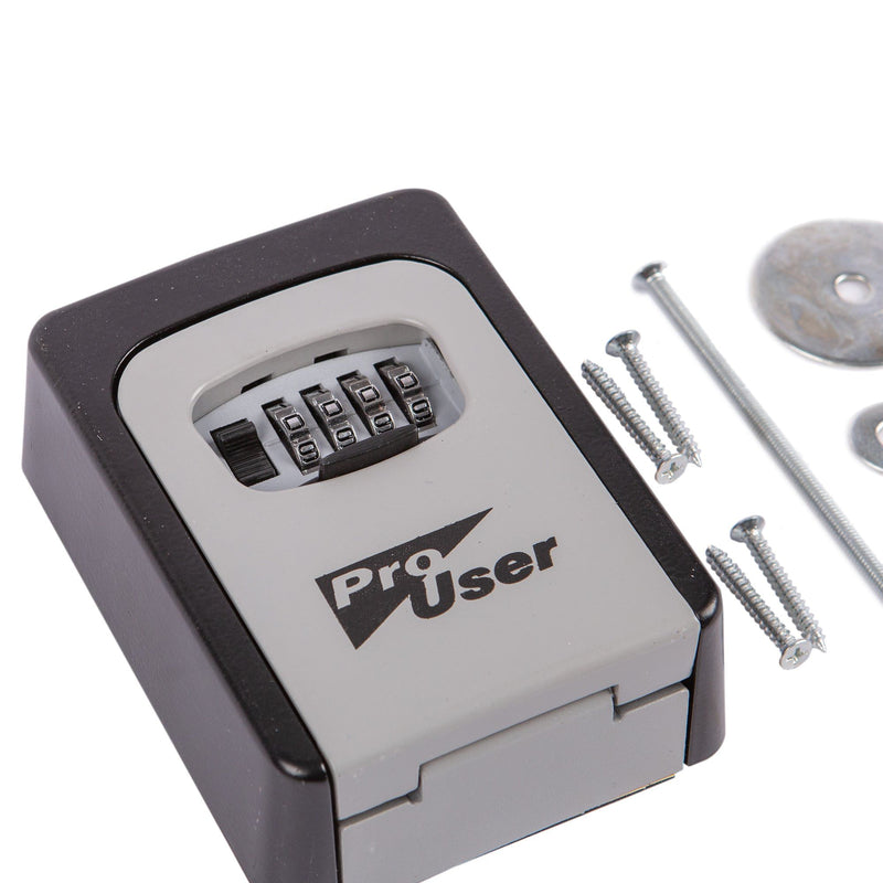Silver Wall-Mounted Combination Key Safe - By Pro User