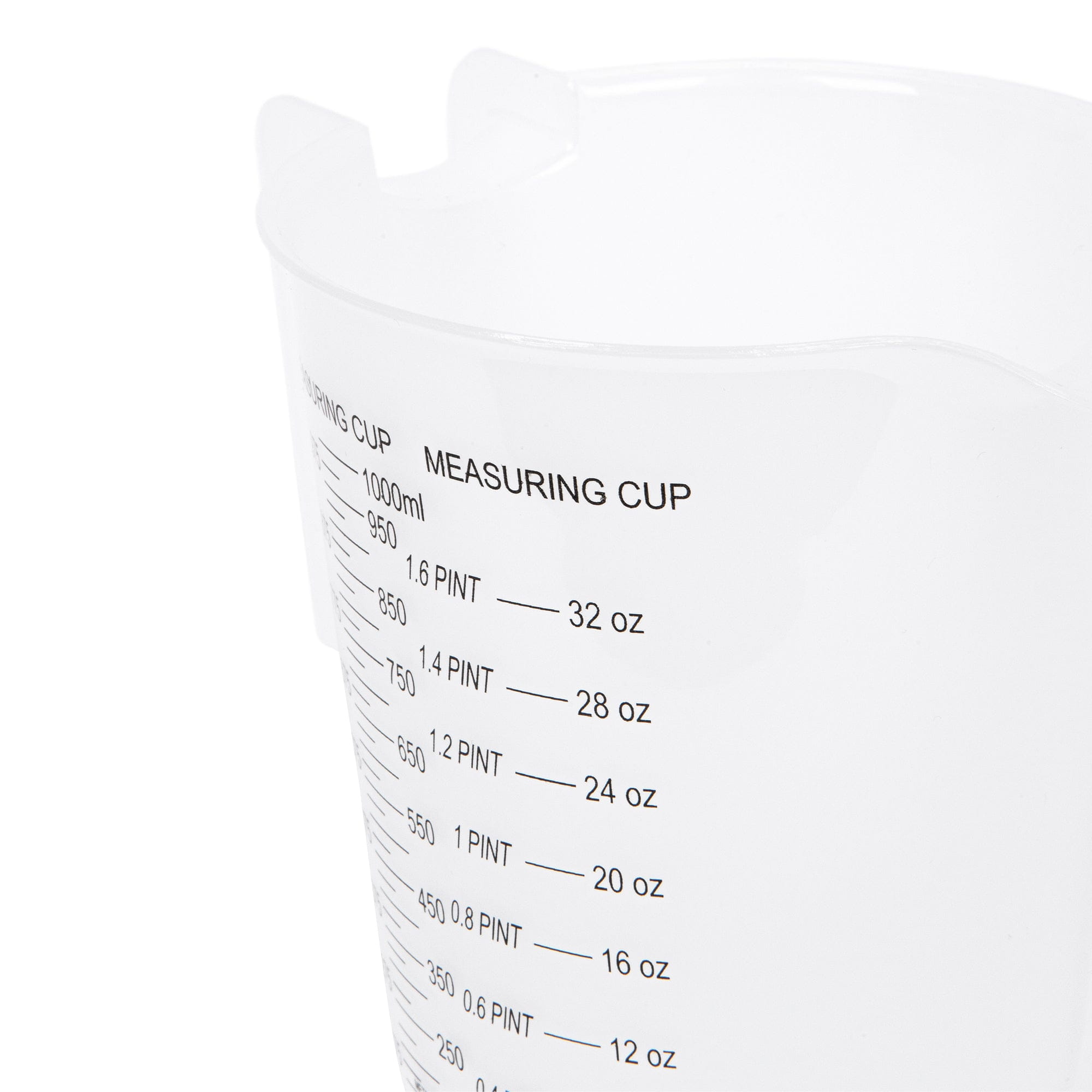 3pc White Plastic Measuring Jug Set