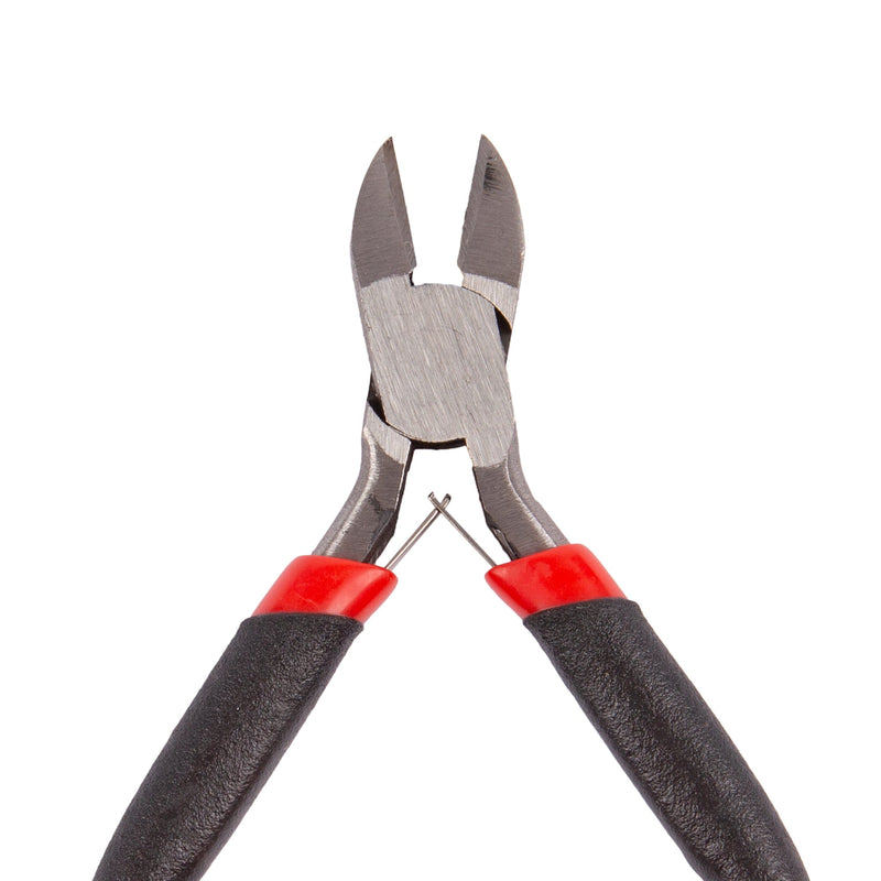 Black Mini 10.5cm Carbon Steel Side Cutting Pliers - By Blackspur