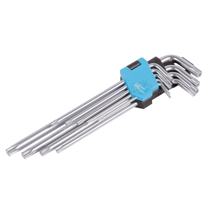9pc Steel Metric Long Torx Key Set - By Pro User
