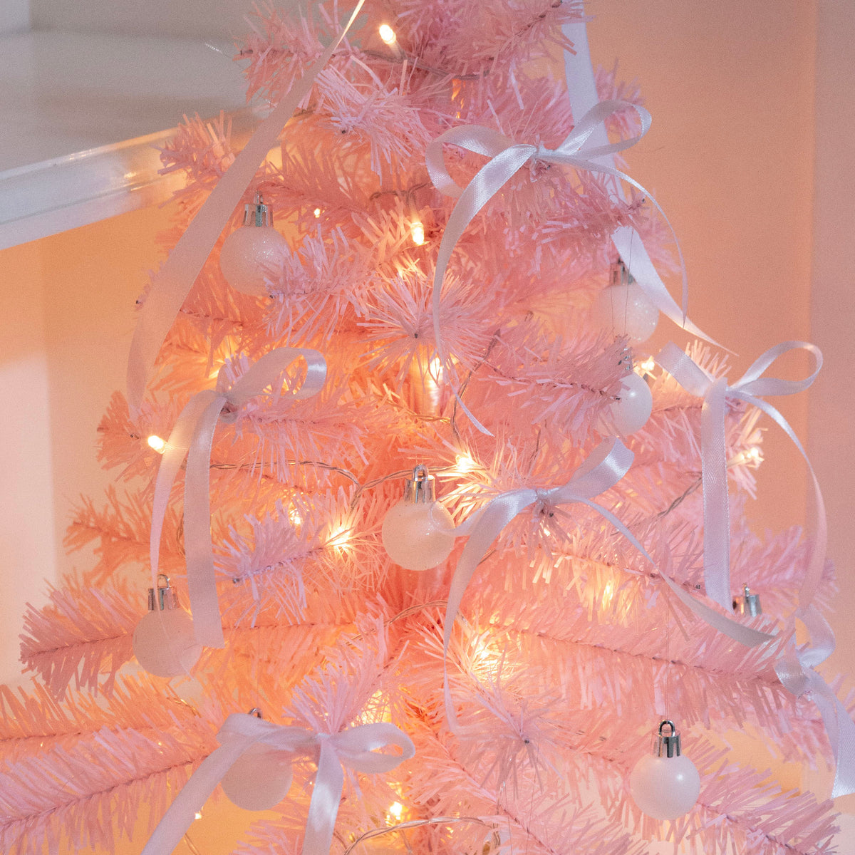Artificial Christmas Tree - 2ft - Pink